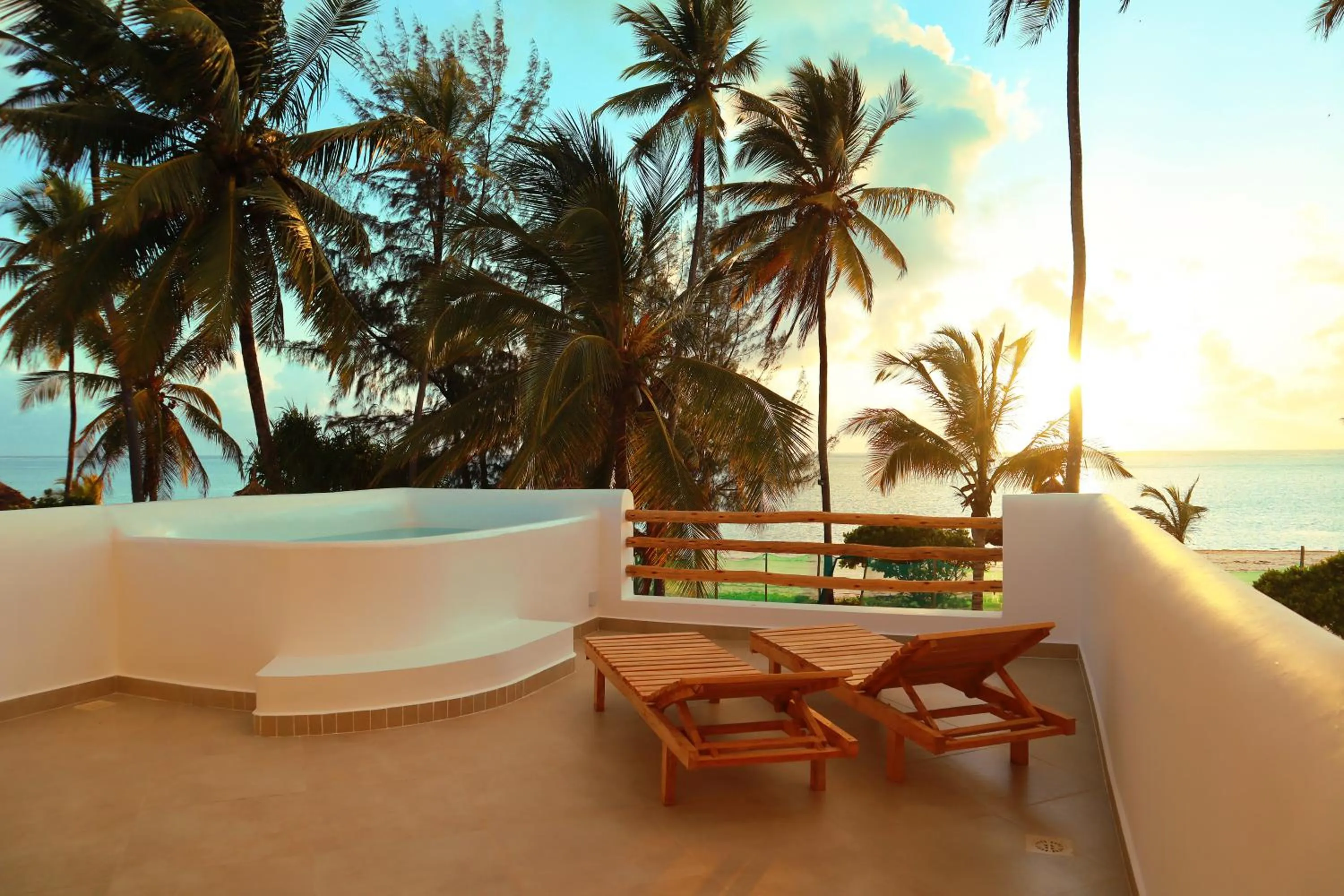 Balcony/Terrace in Kijani Beach Villas
