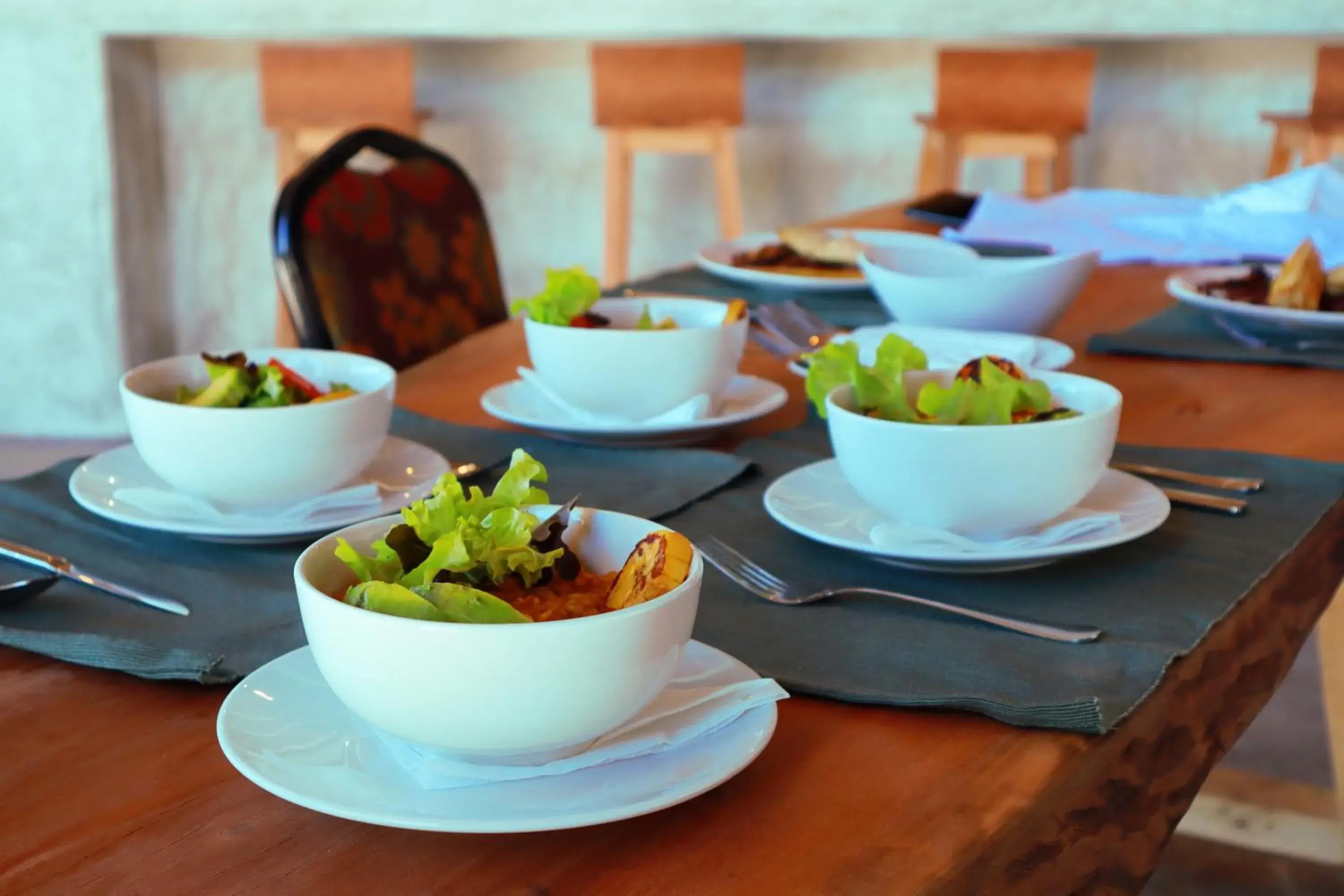 Food and drinks in Kijani Beach Villas Food and drinks in Kijani Beach Villas