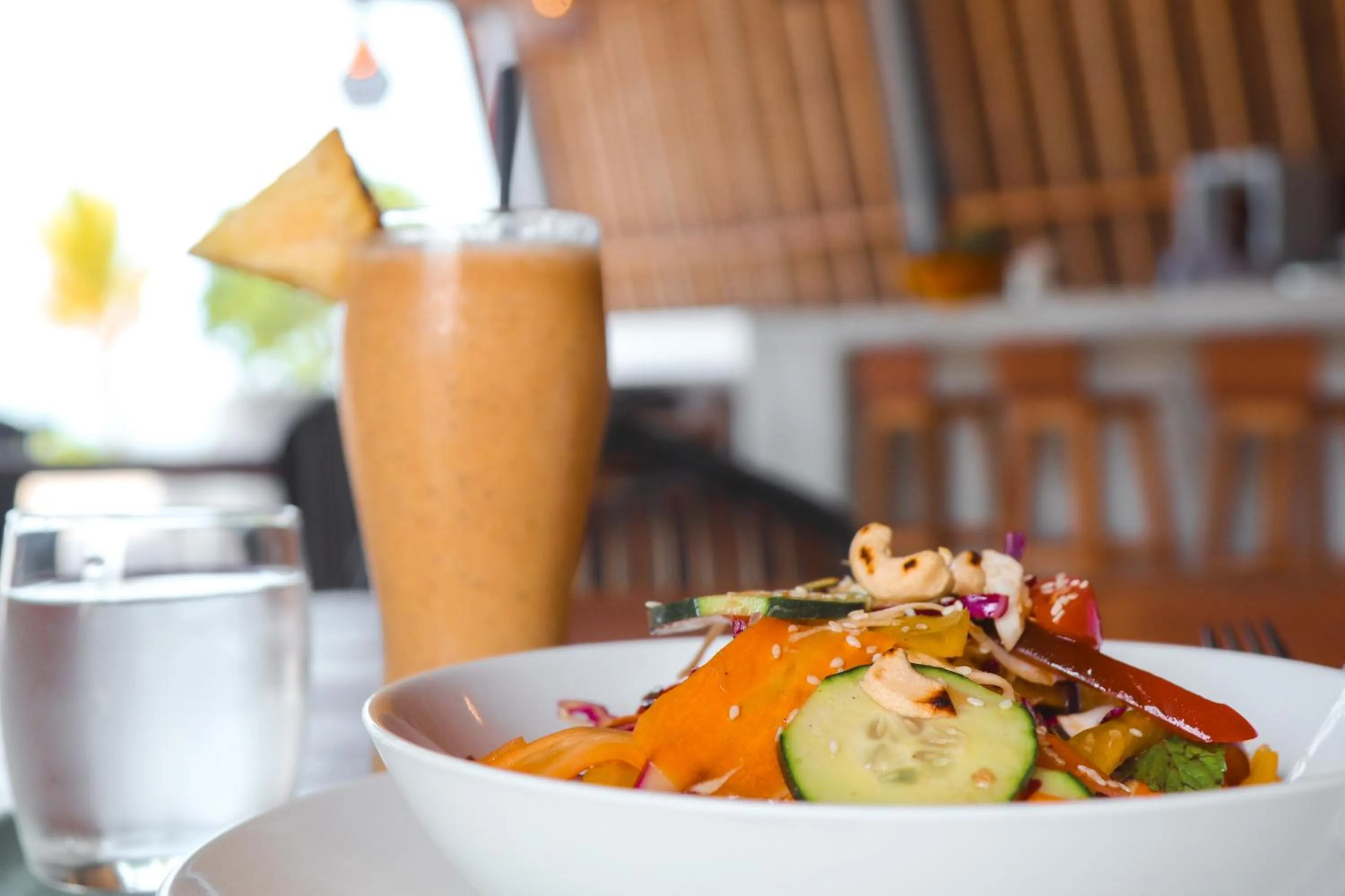 Food and drinks in Kijani Beach Villas