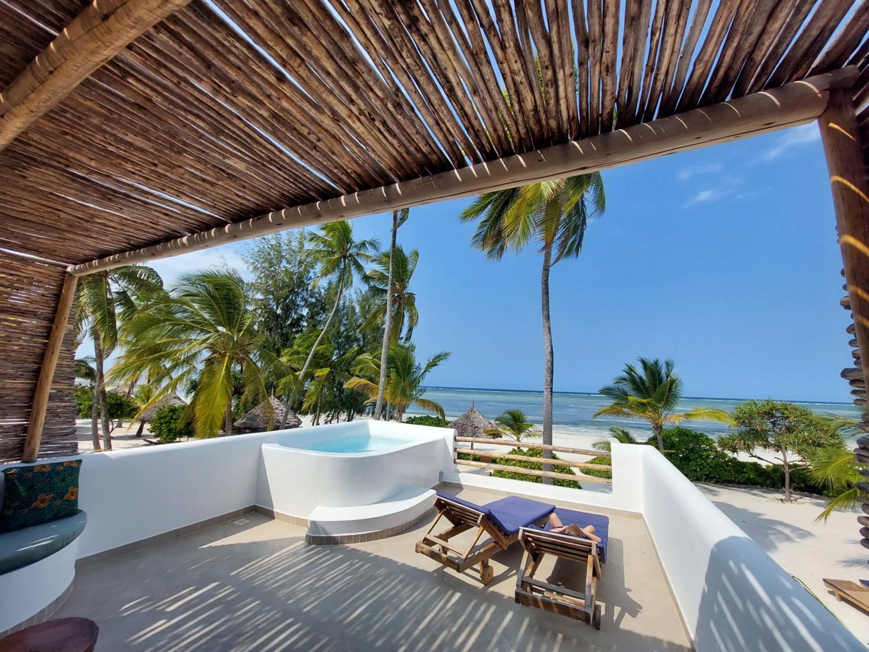 Steam room in Kijani Beach Villas
