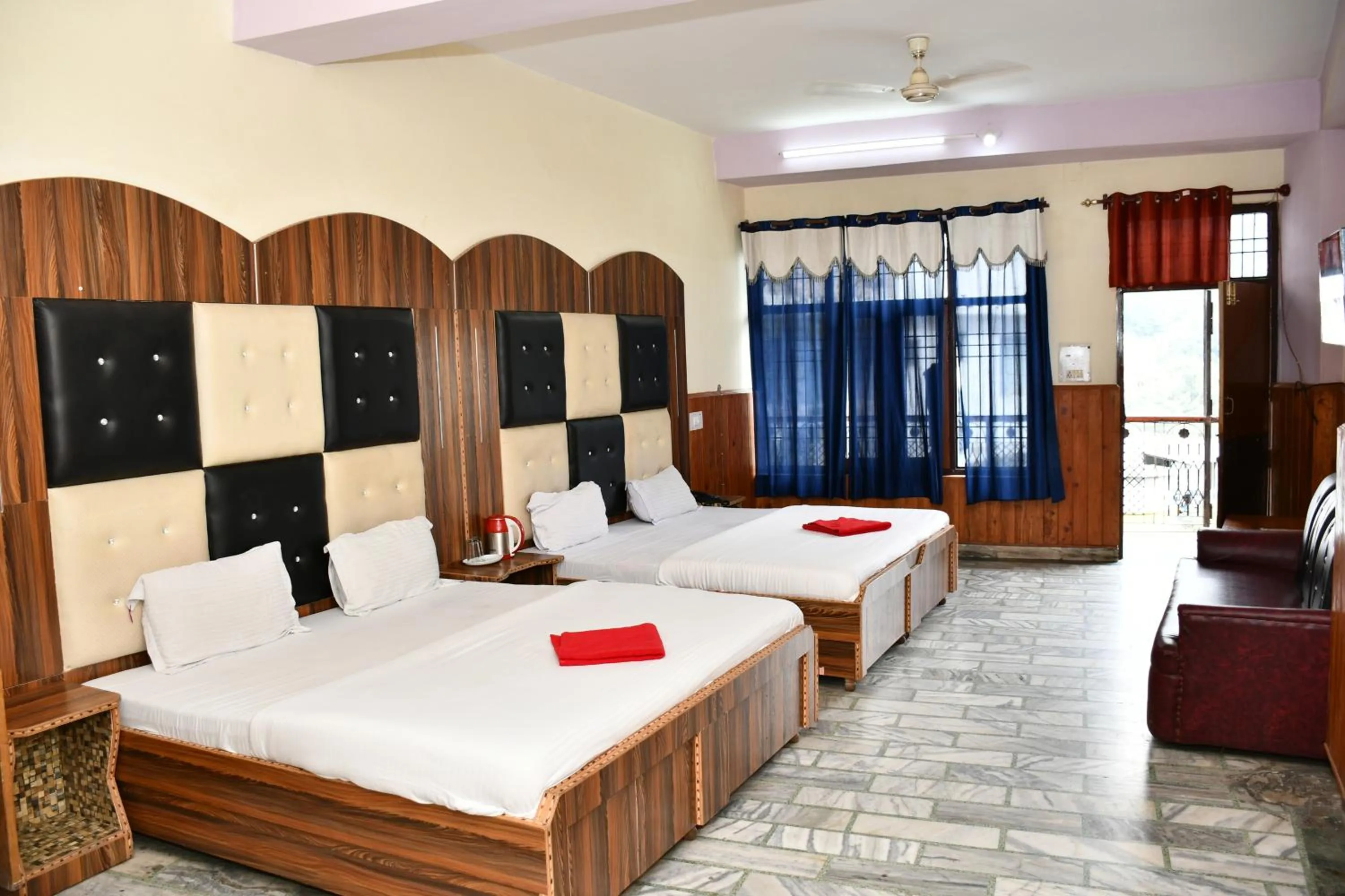 Bed in HOTEL HIMALYAN PARADISE