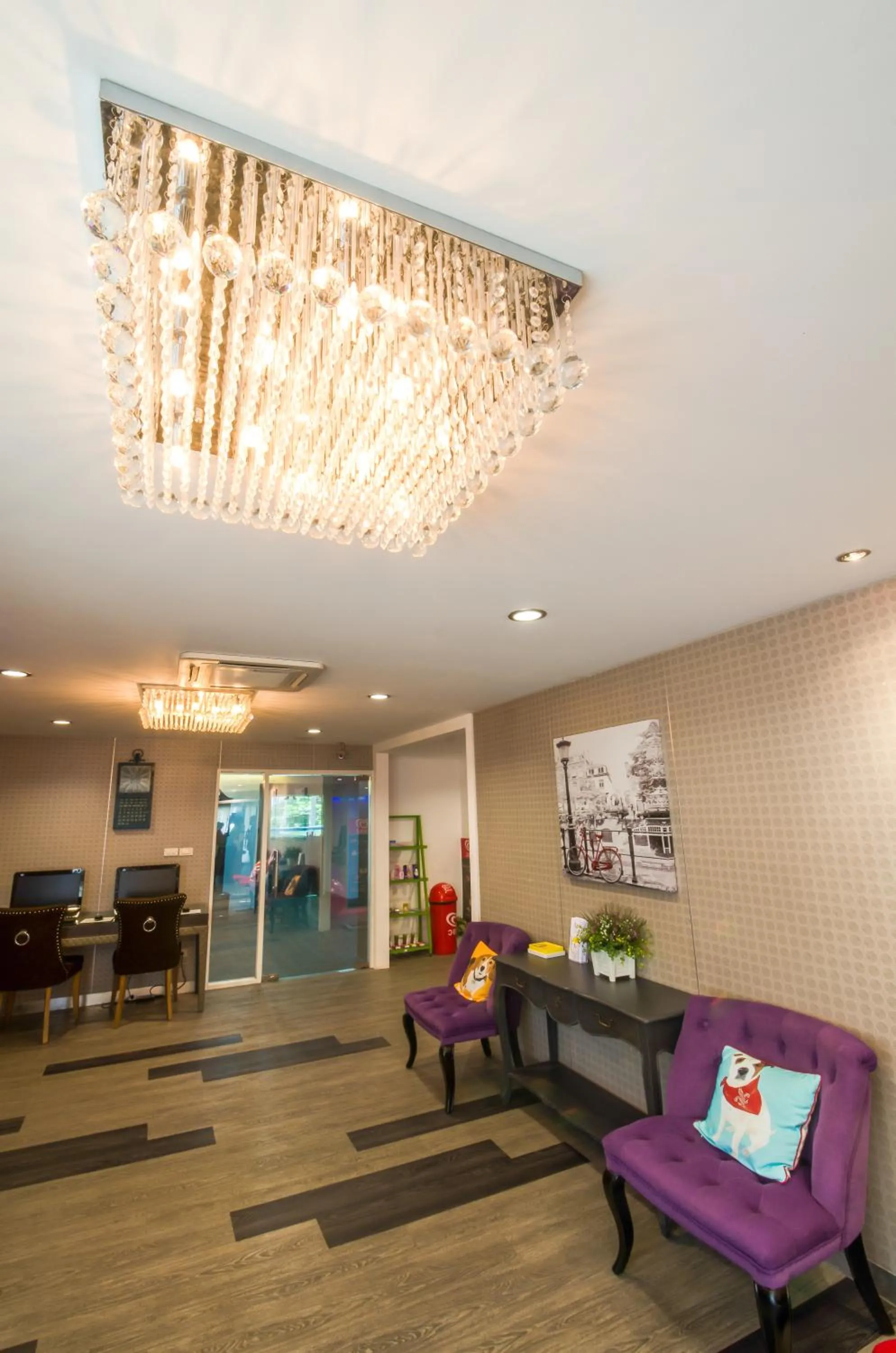 Lobby or reception in iCheck inn Residences Sathorn