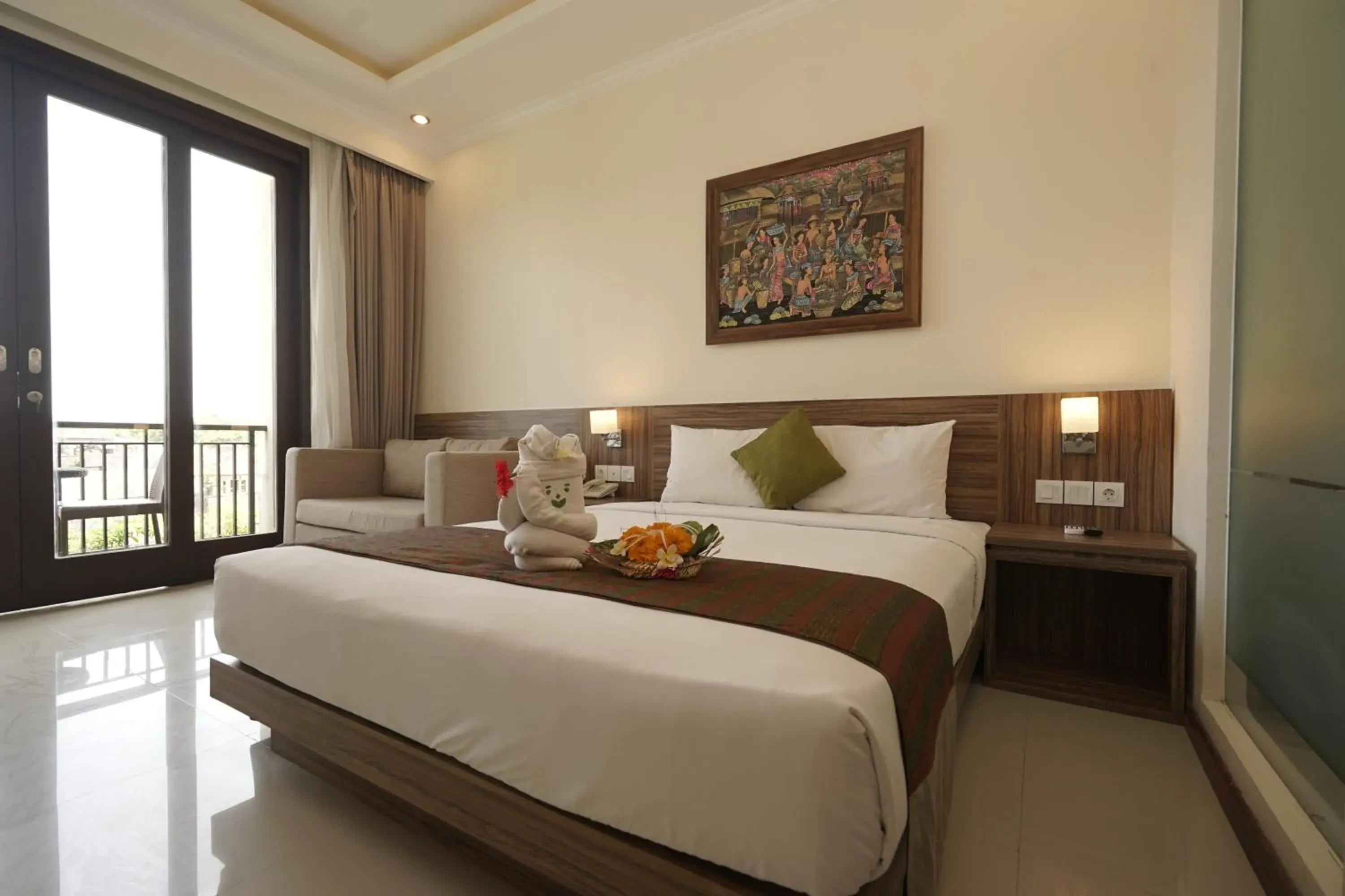 Bed in Argya Santi Resort Bed in Argya Santi Resort