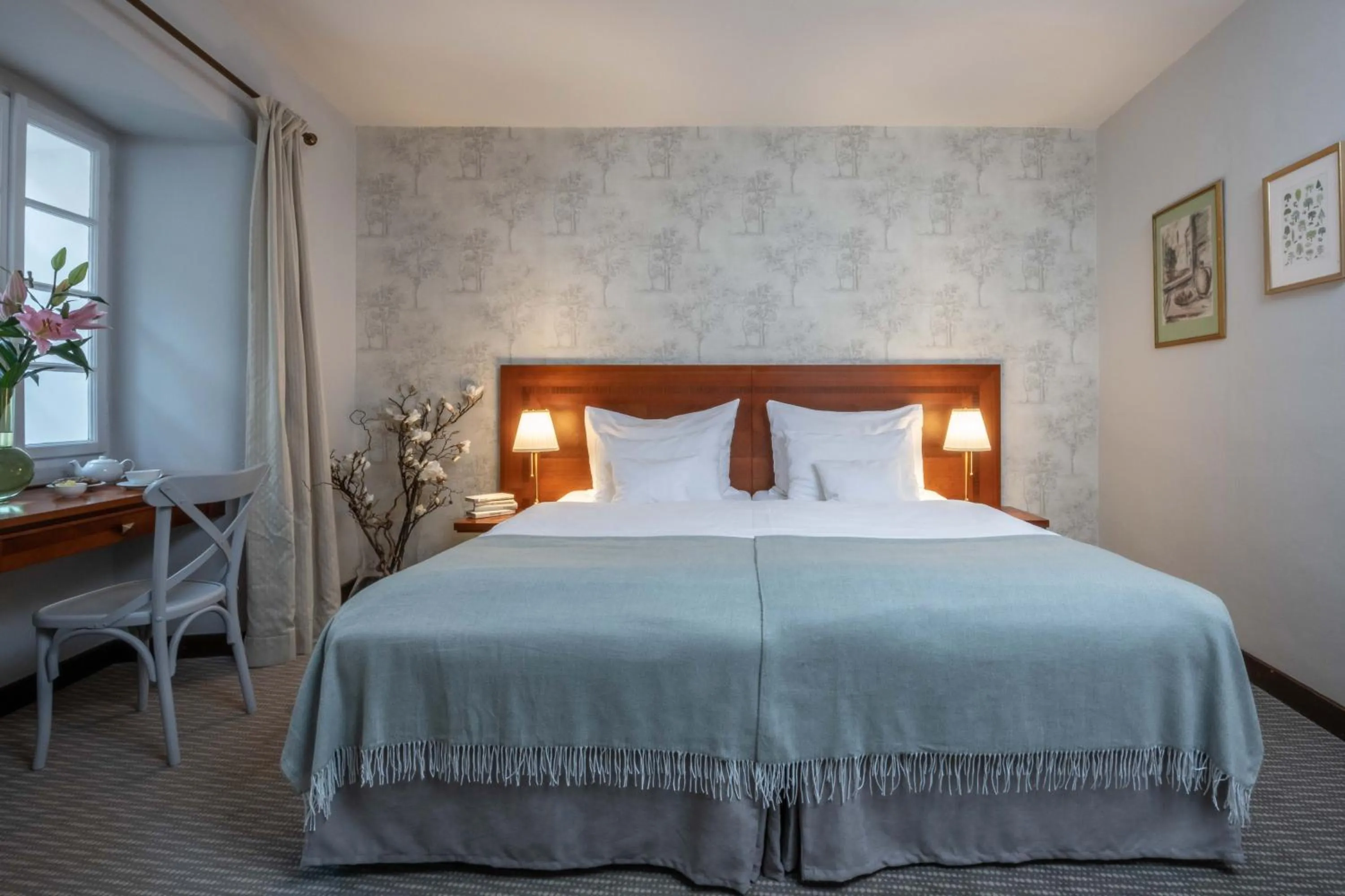 Bedroom, Bed in Monastery Garden Prague