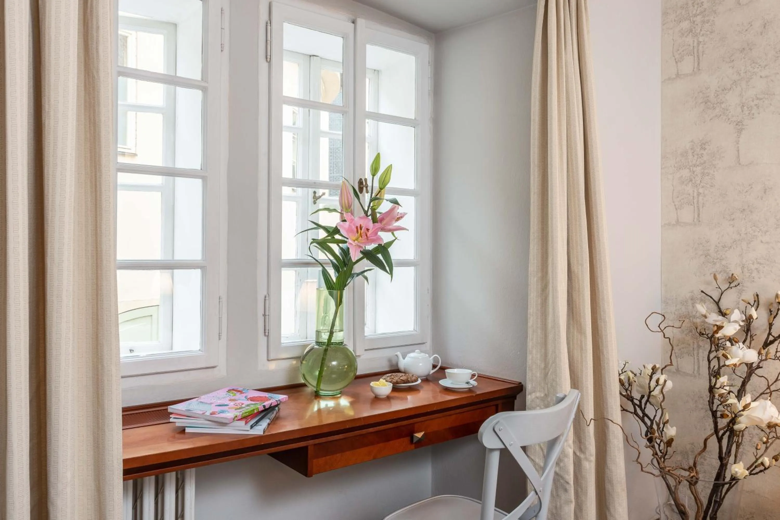 Decorative detail in Monastery Garden Prague