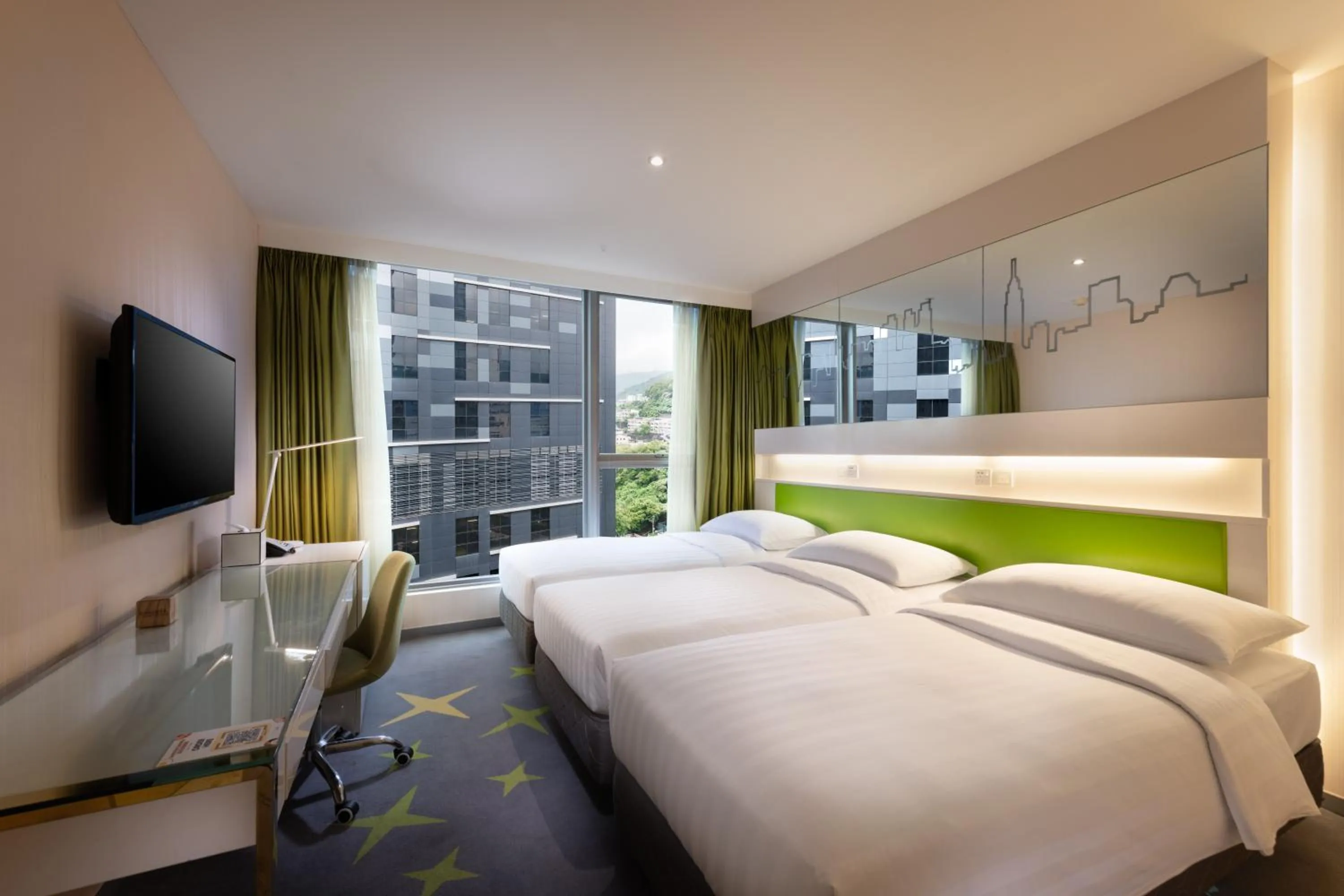 Bed in Dorsett Tsuen Wan, Hong Kong