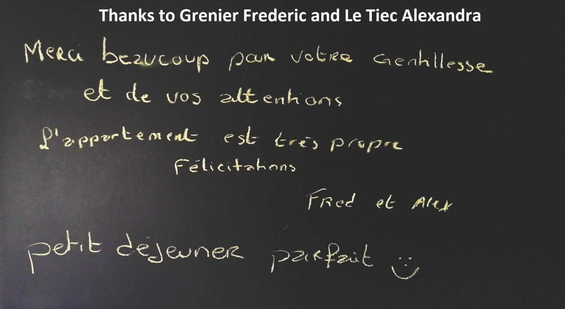 Guests in B&B Giolì