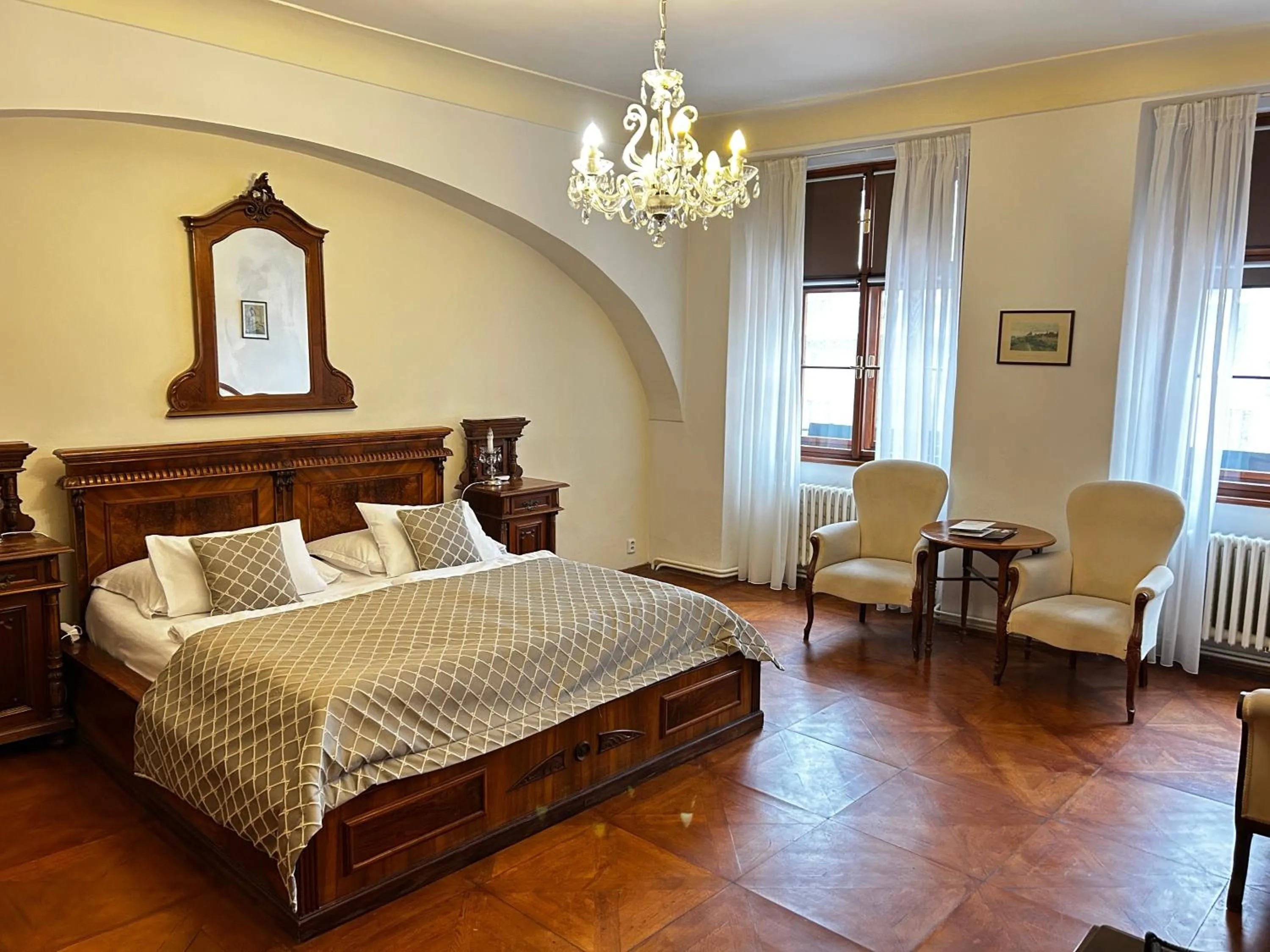 Photo of the whole room, Bed in Grand Hotel Praha