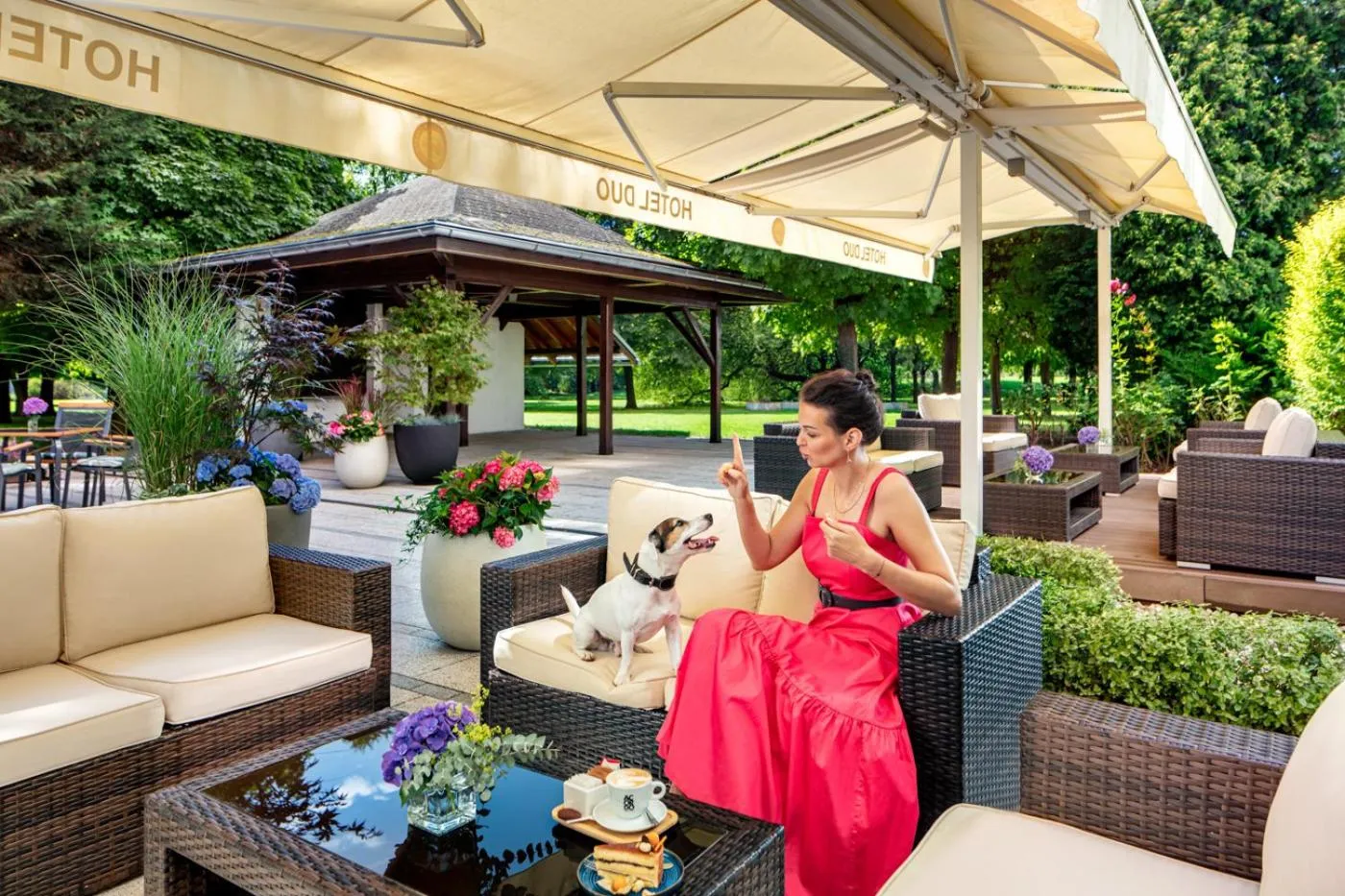 Garden in Hotel Duo & Wellness