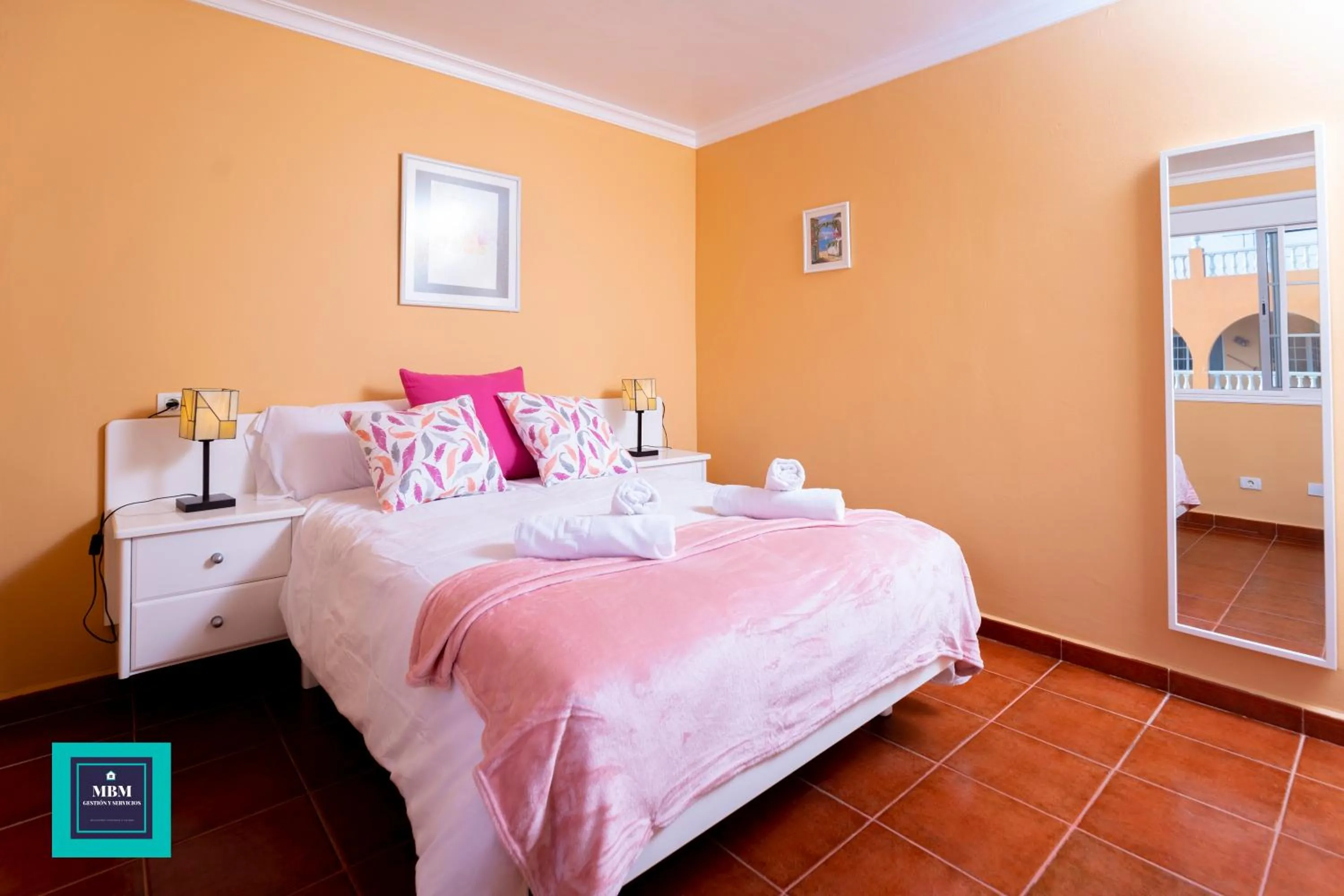 Bed in Inés Apartment, Montaña La Data