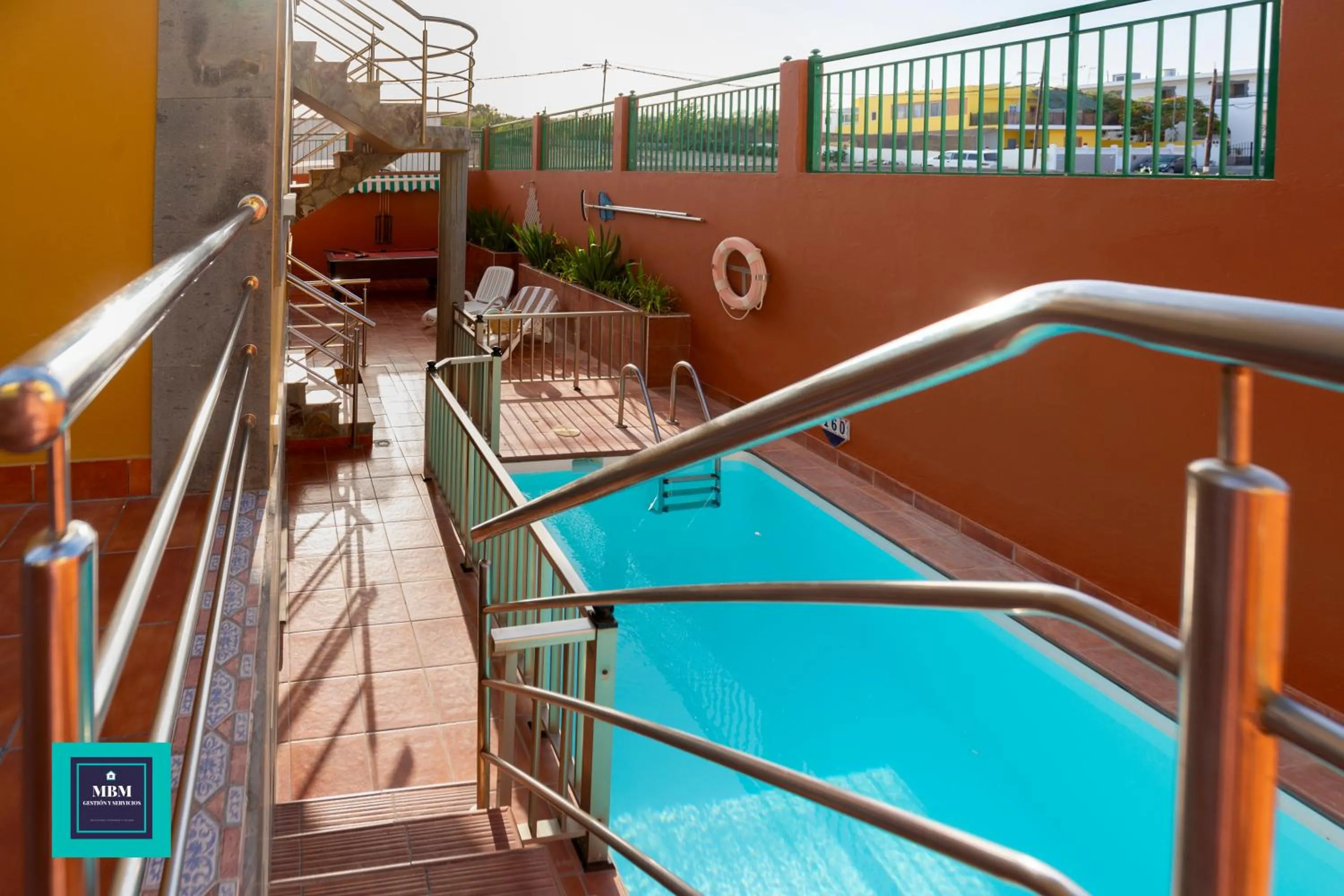 Swimming pool in Inés Apartment, Montaña La Data