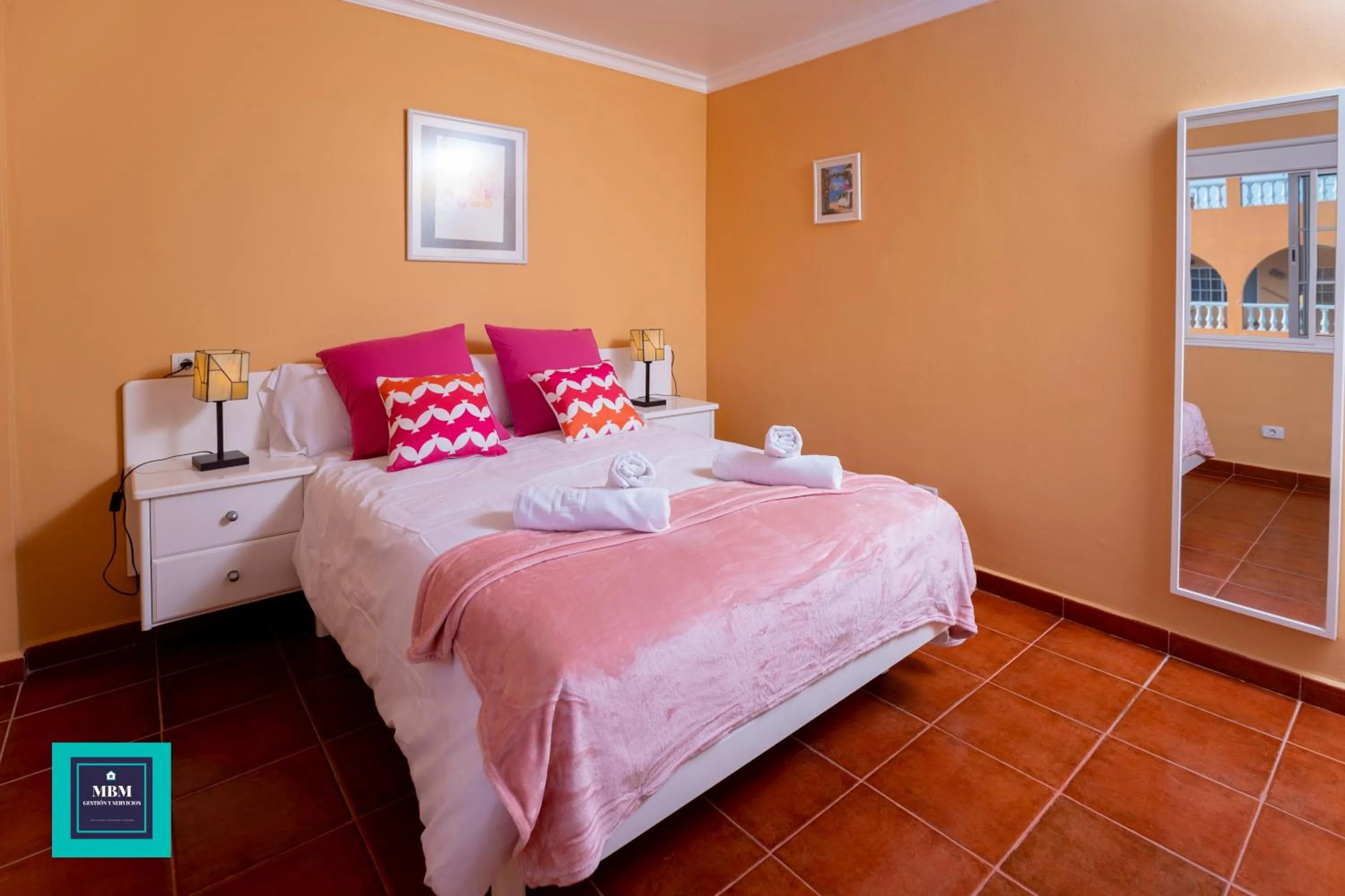 Bed in Inés Apartment, Montaña La Data