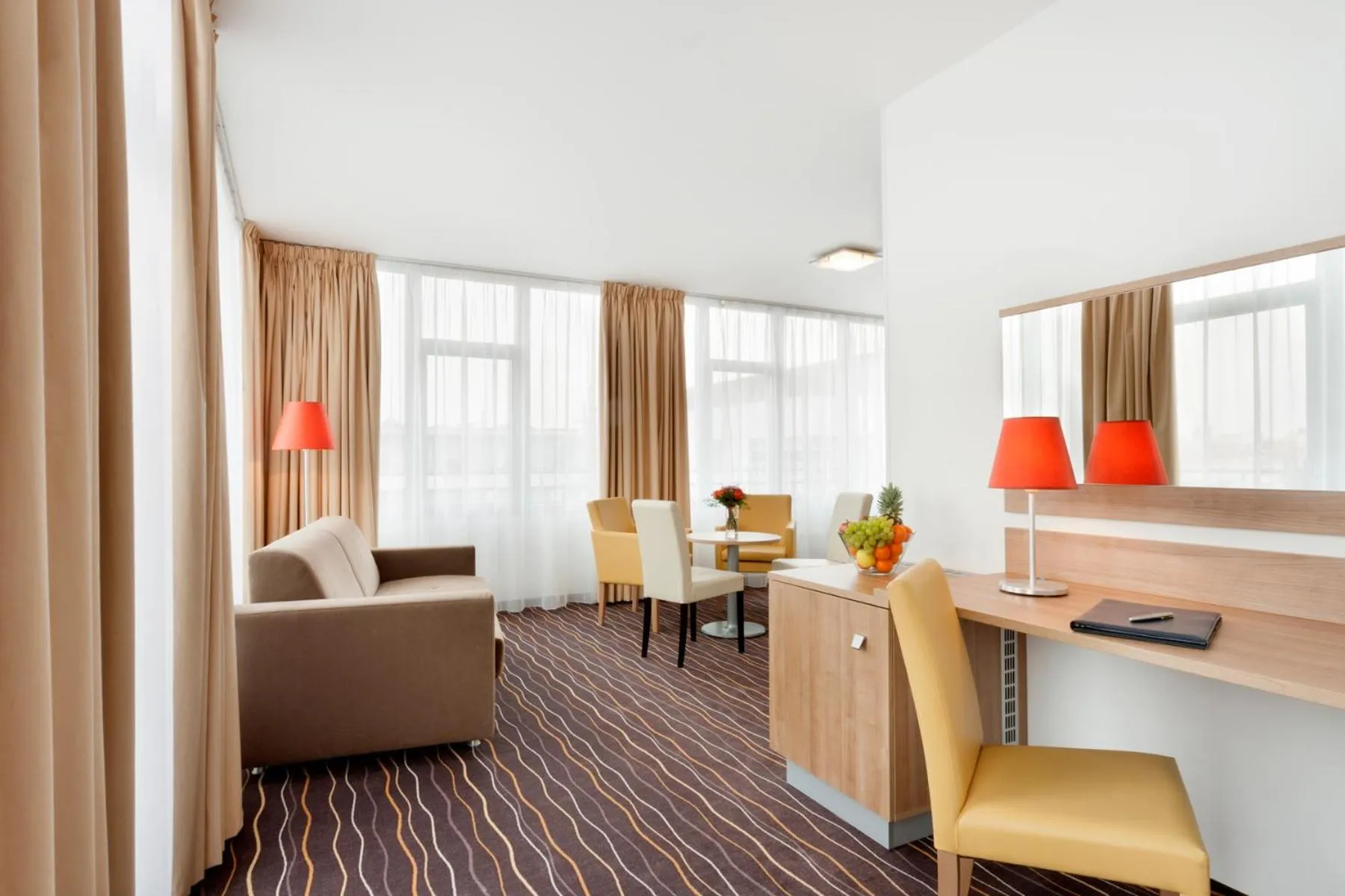 Seating area in Akcent hotel