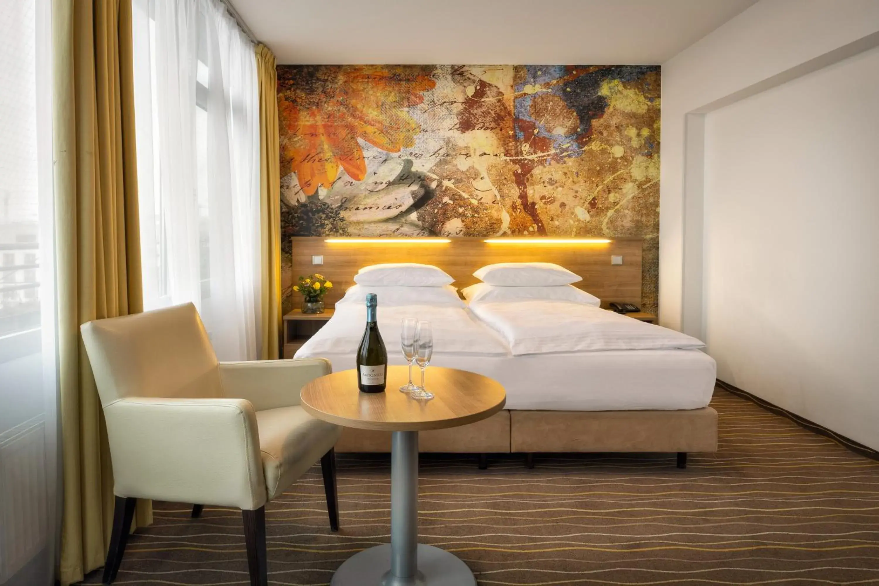 Bed in Akcent hotel Bed in Akcent hotel