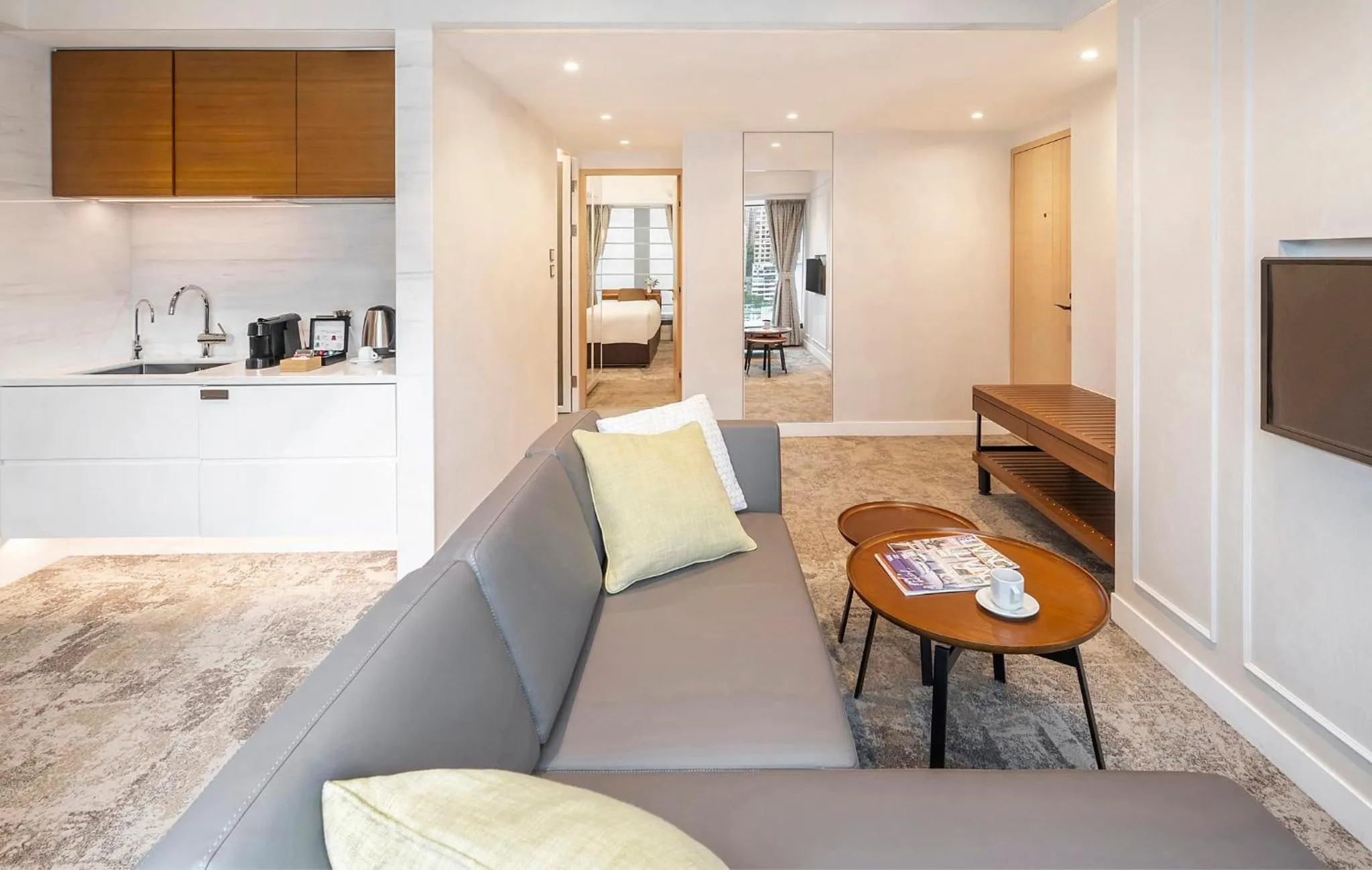 Photo of the whole room in Y Hotel Hong Kong