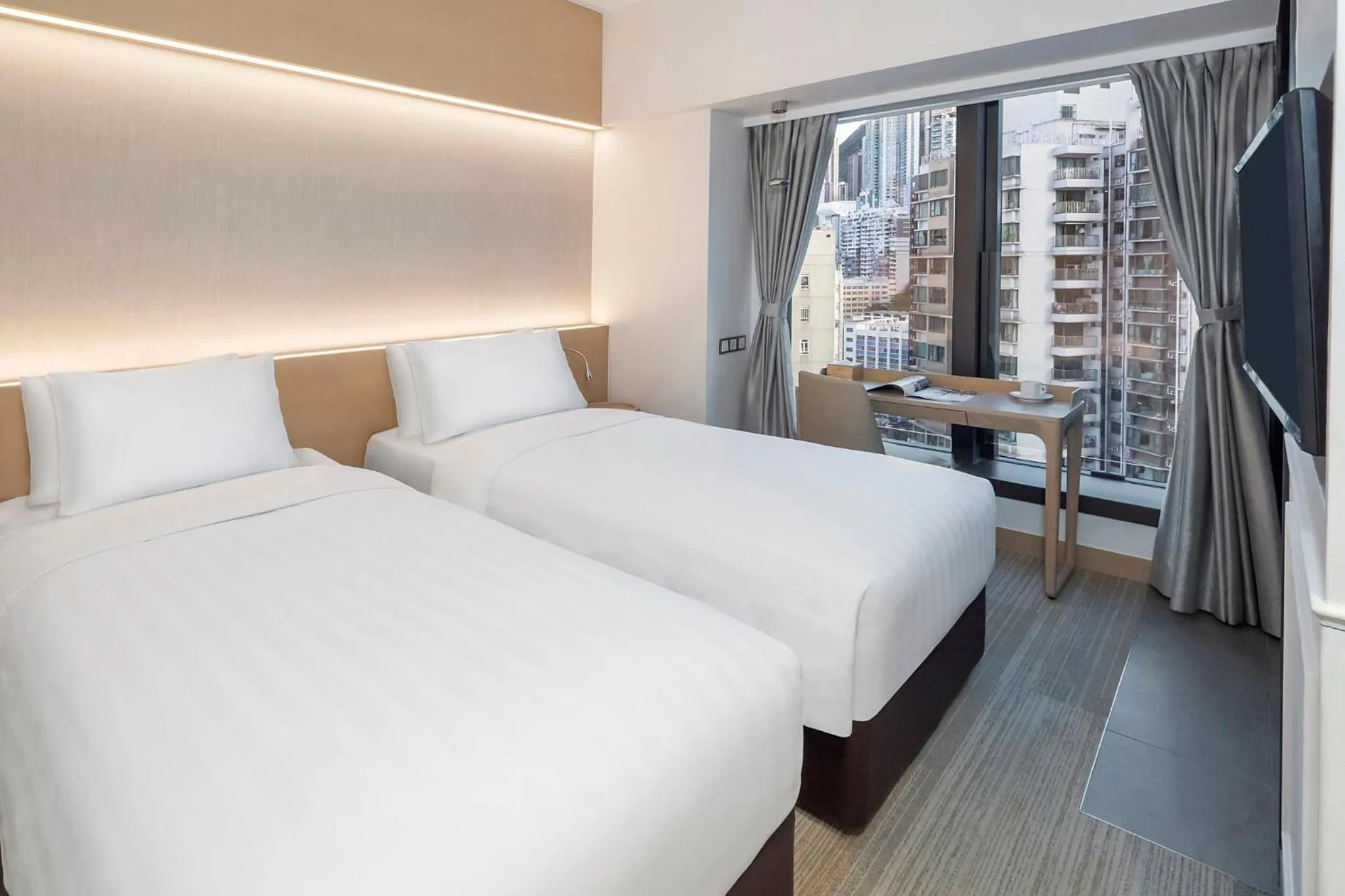 Photo of the whole room, Bed in Y Hotel Hong Kong