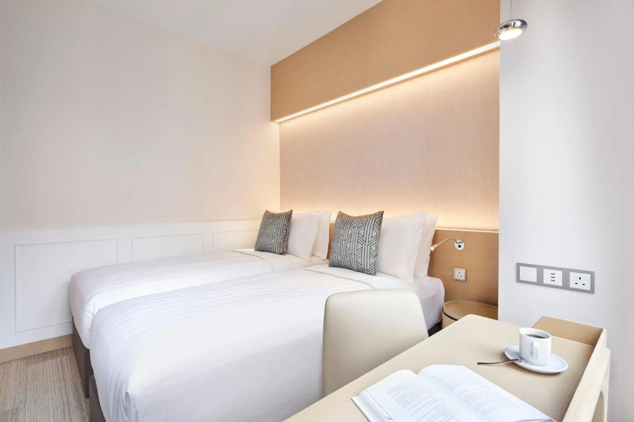 Photo of the whole room, Bed in Y Hotel Hong Kong