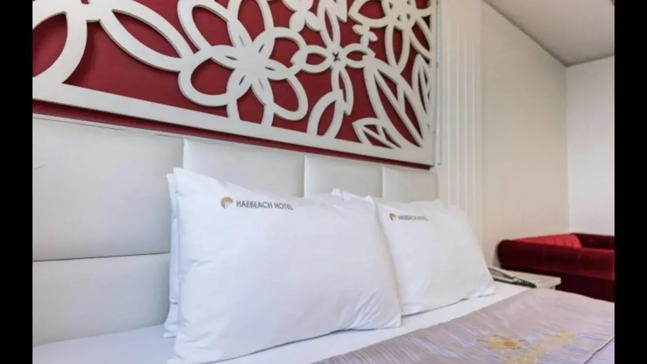 Bed in Yeosu Beach Hotel Bed in Yeosu Beach Hotel