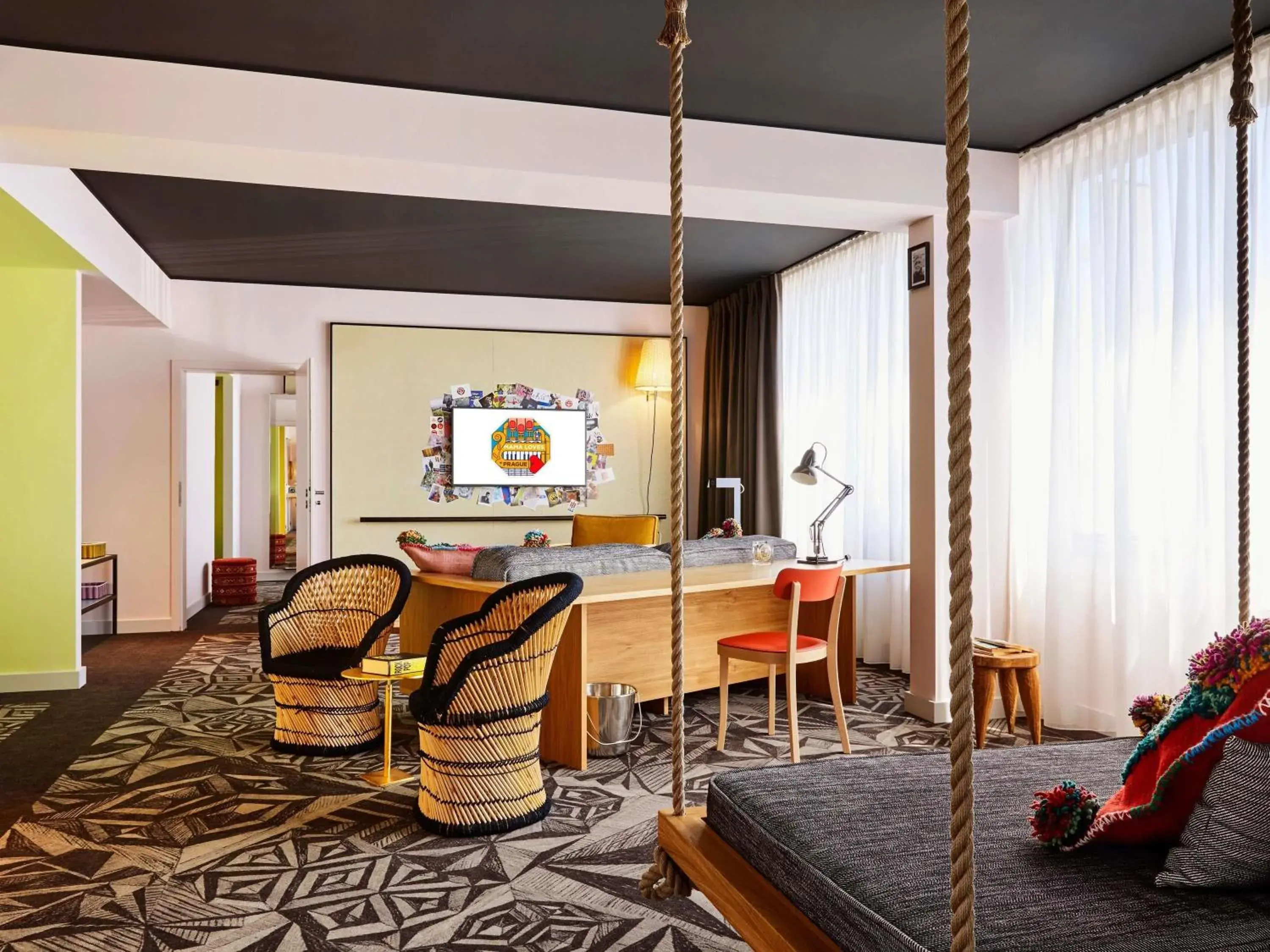 Property building in Mama Shelter Prague Property building in Mama Shelter Prague