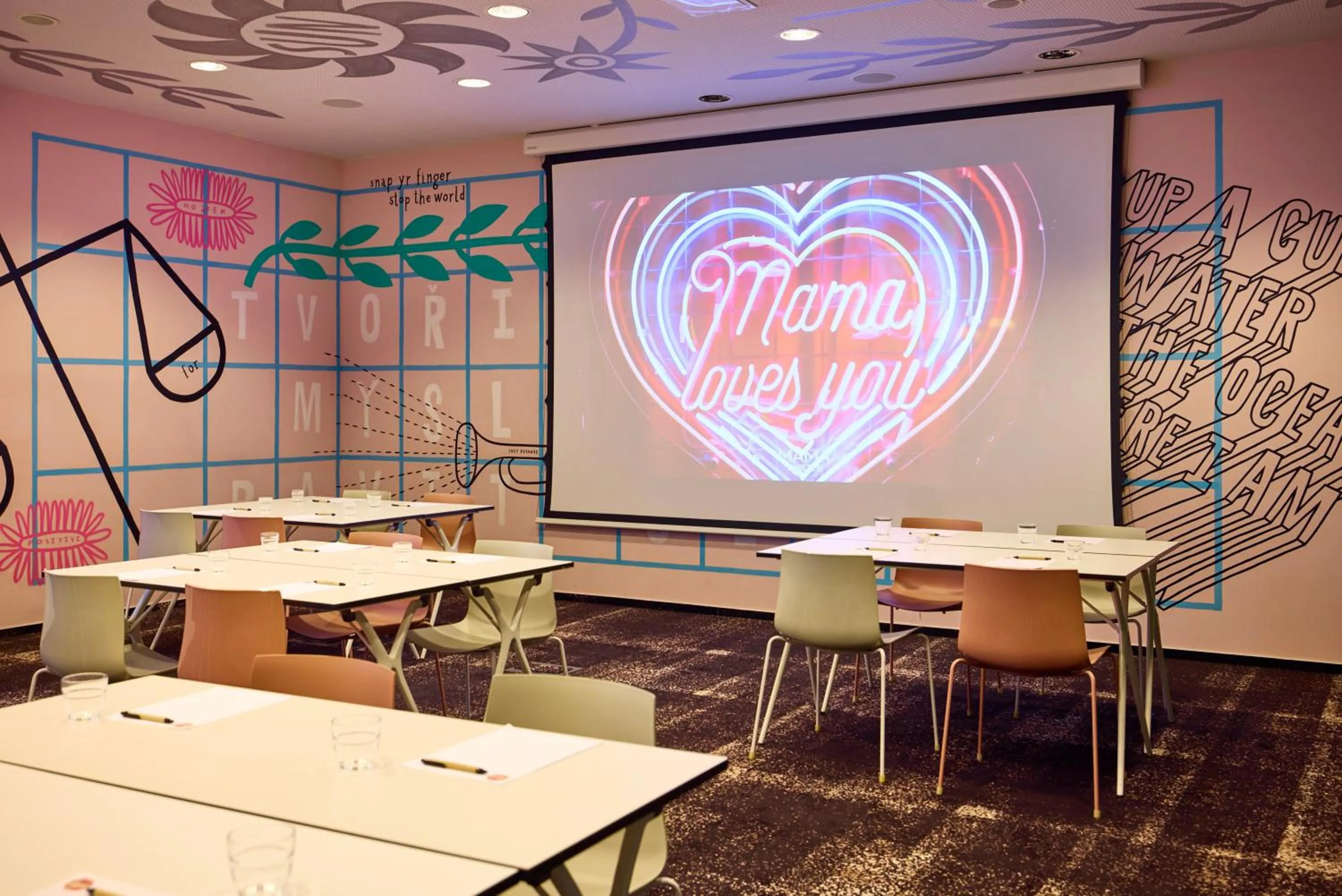 Meeting/conference room in Mama Shelter Prague