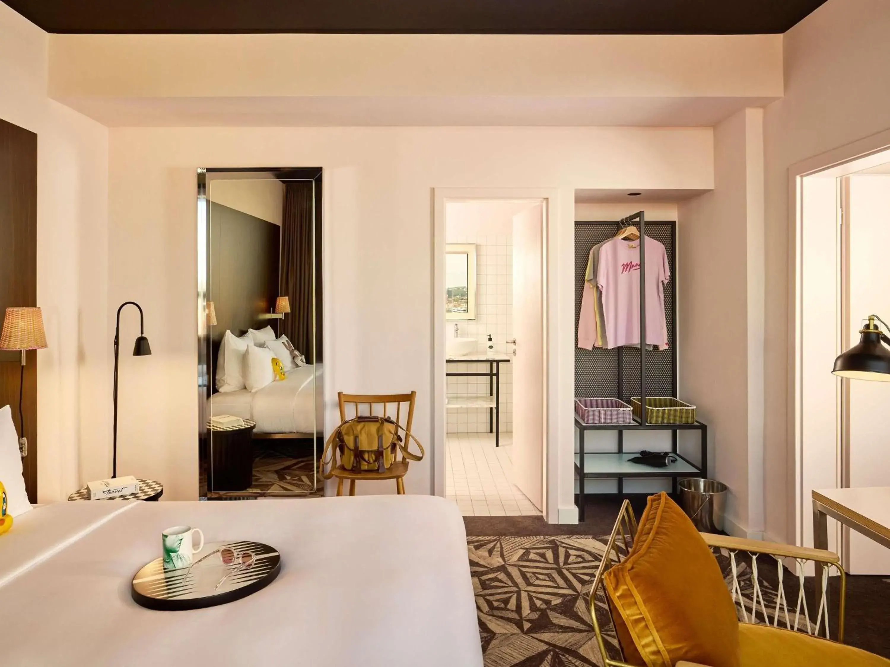 Bedroom in Mama Shelter Prague Bedroom in Mama Shelter Prague