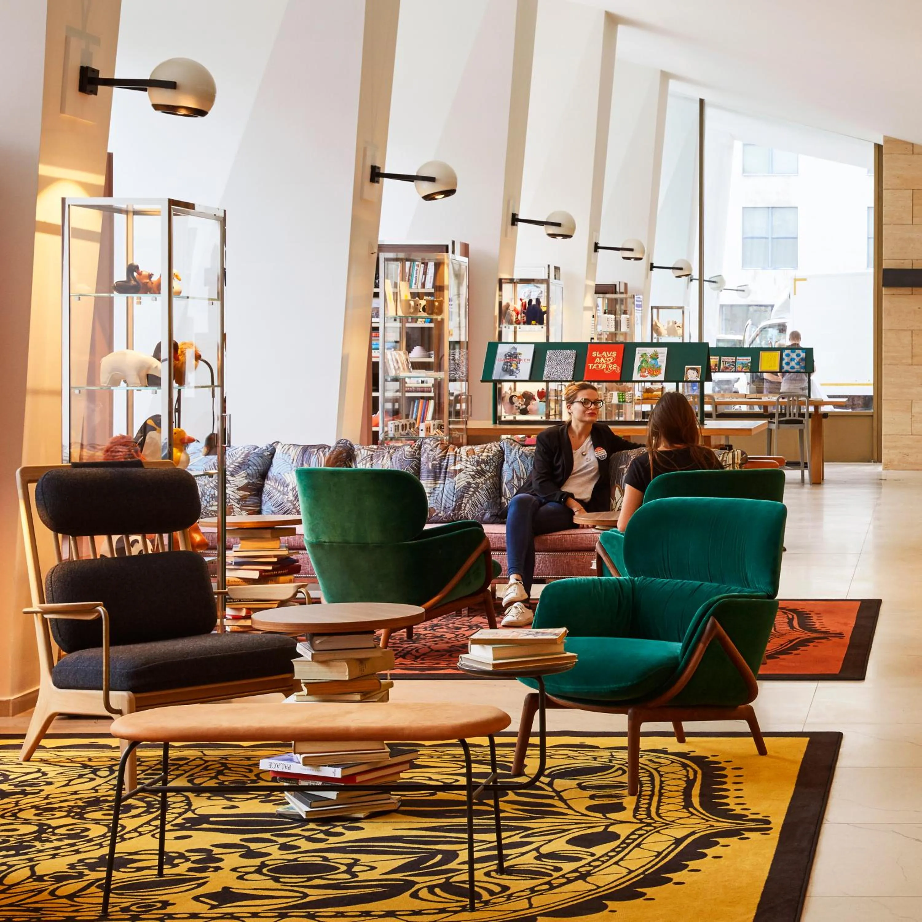 Lobby or reception in Mama Shelter Prague