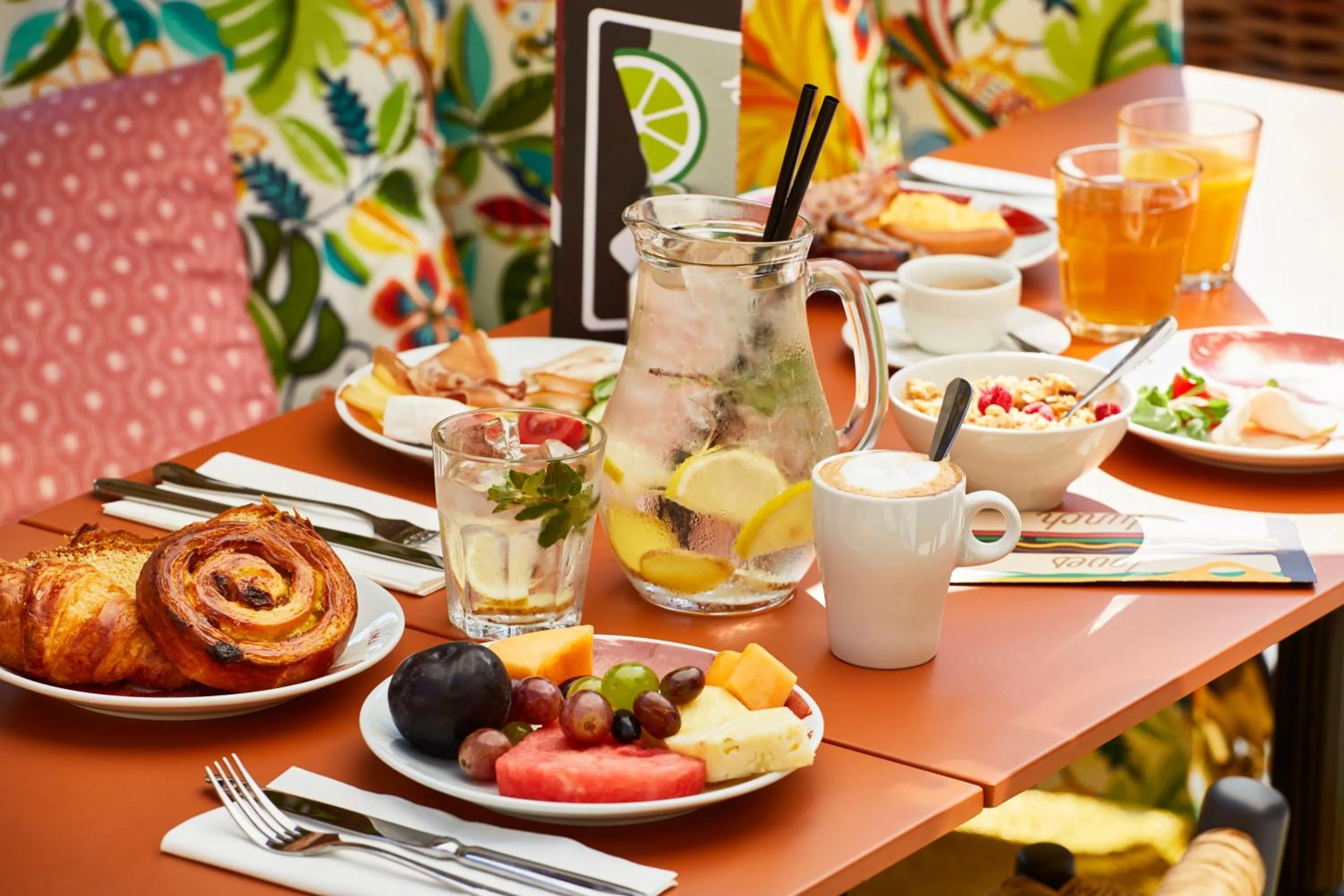 Continental breakfast in Mama Shelter Prague