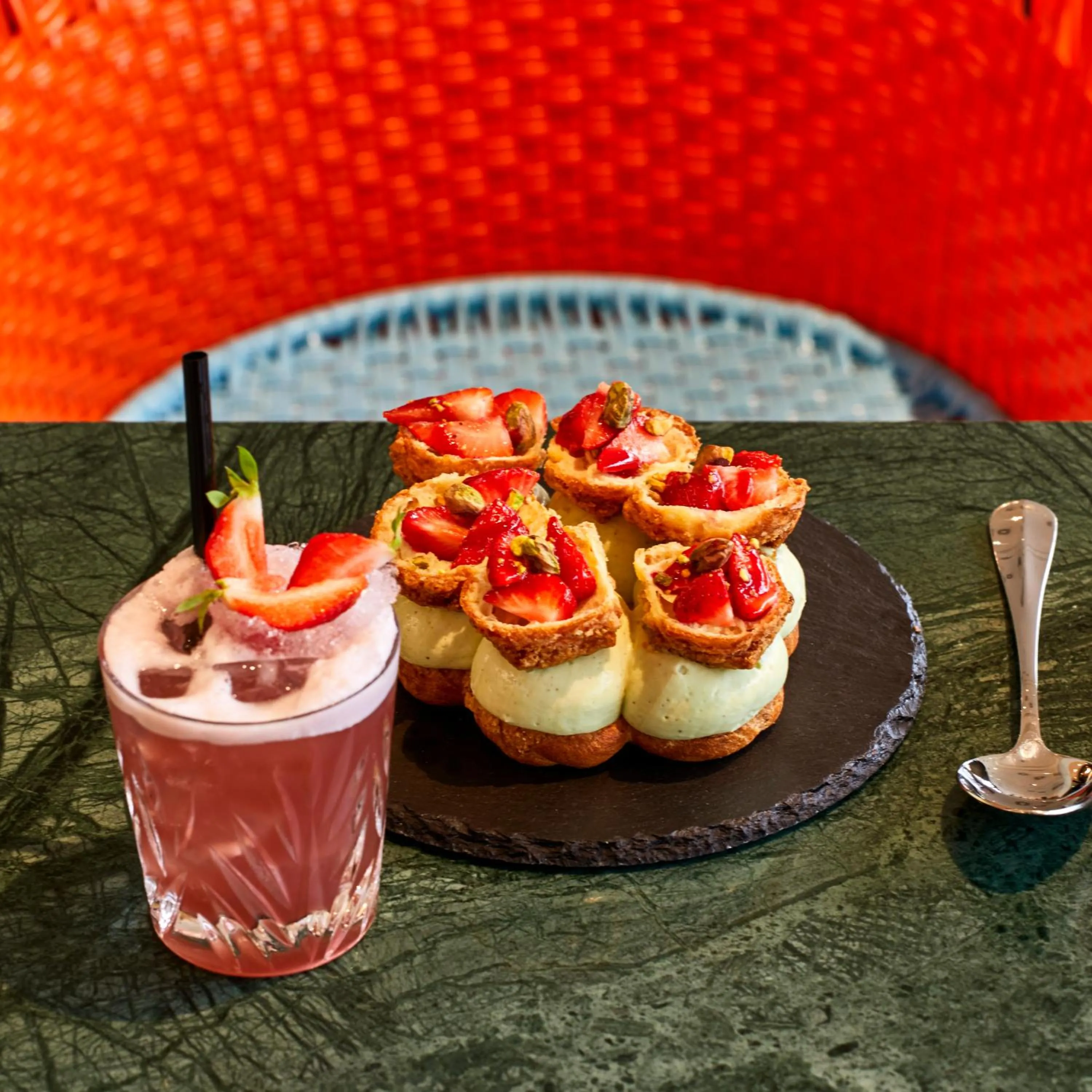 Food close-up in Mama Shelter Prague
