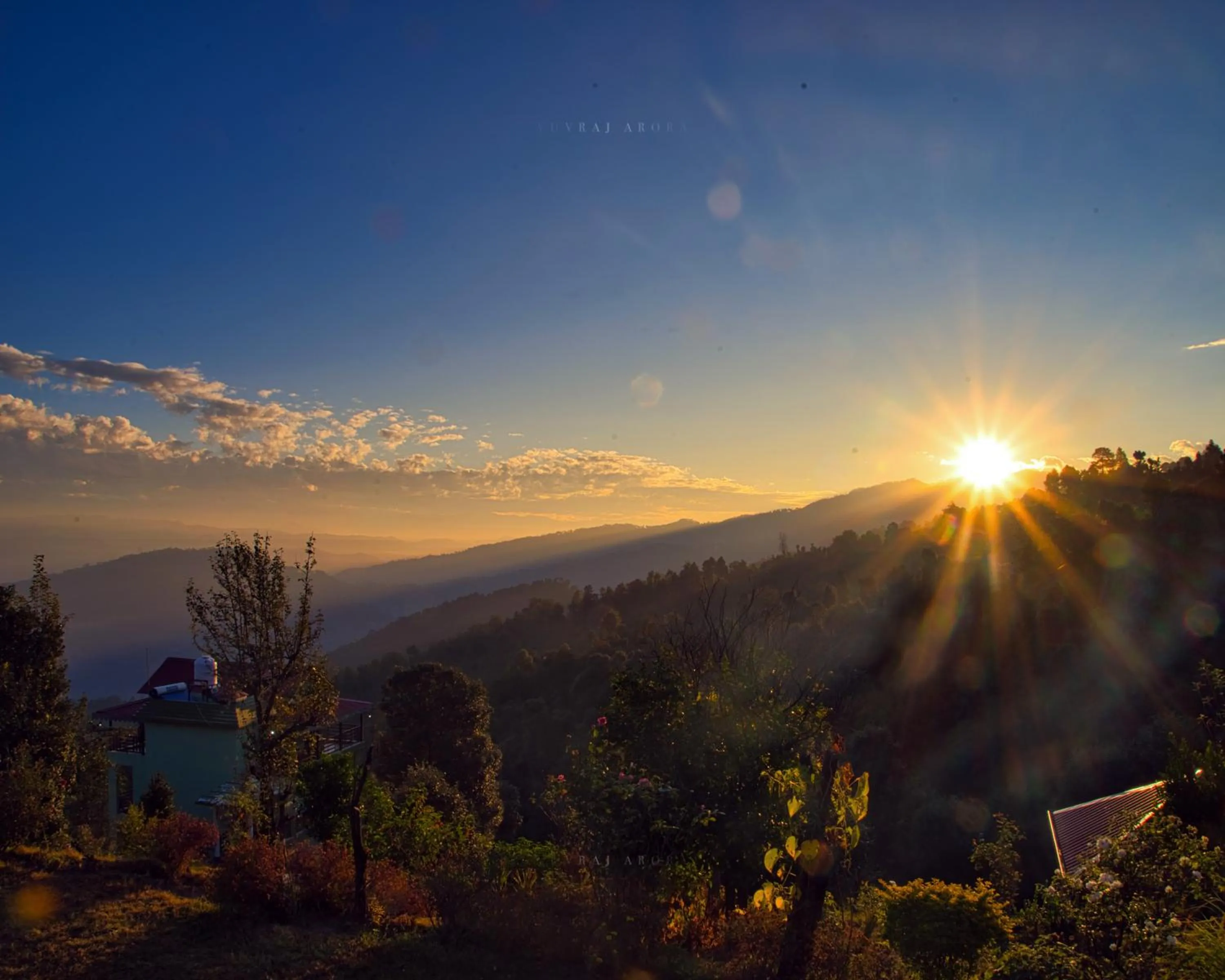 Sunrise in Himalaya Darshan Resort