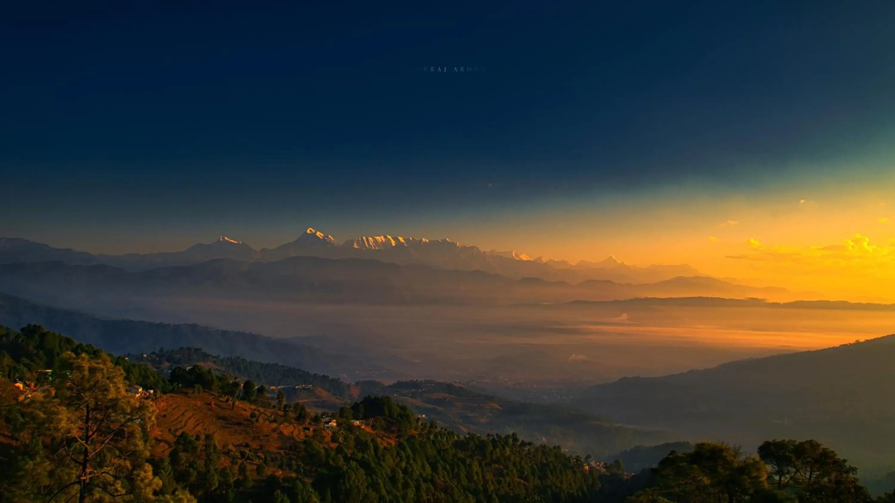 Mountain view in Himalaya Darshan Resort Mountain view in Himalaya Darshan Resort