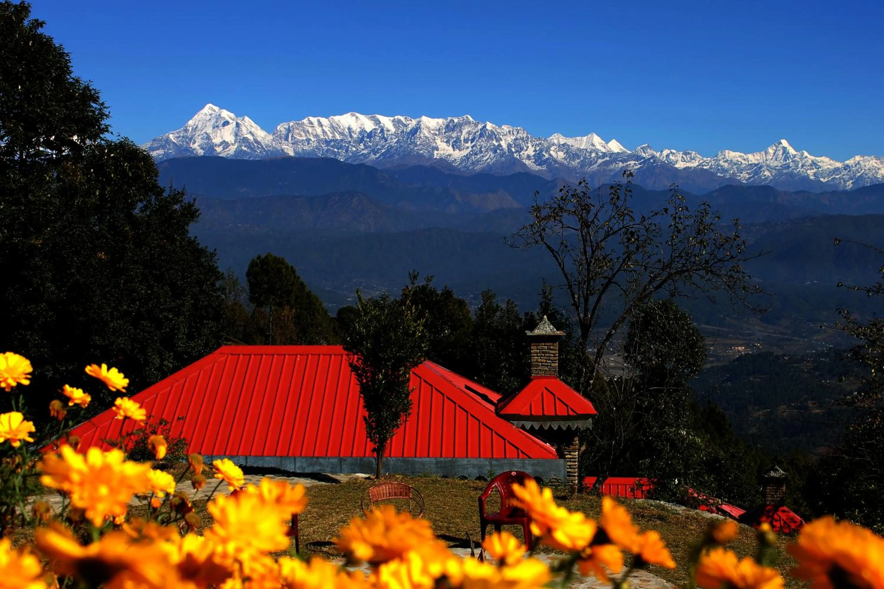 Garden in Himalaya Darshan Resort