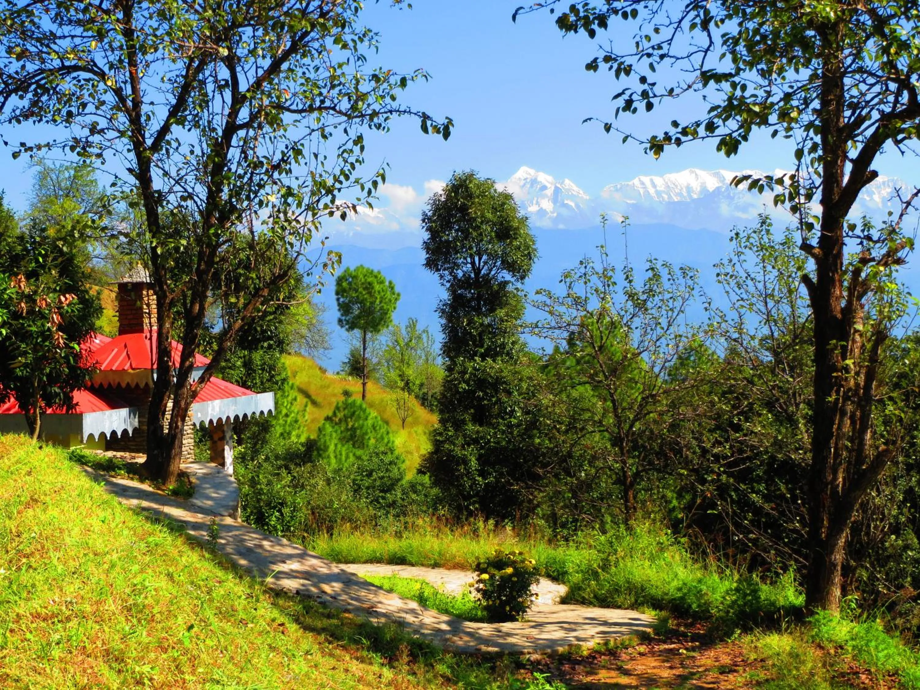 Garden in Himalaya Darshan Resort