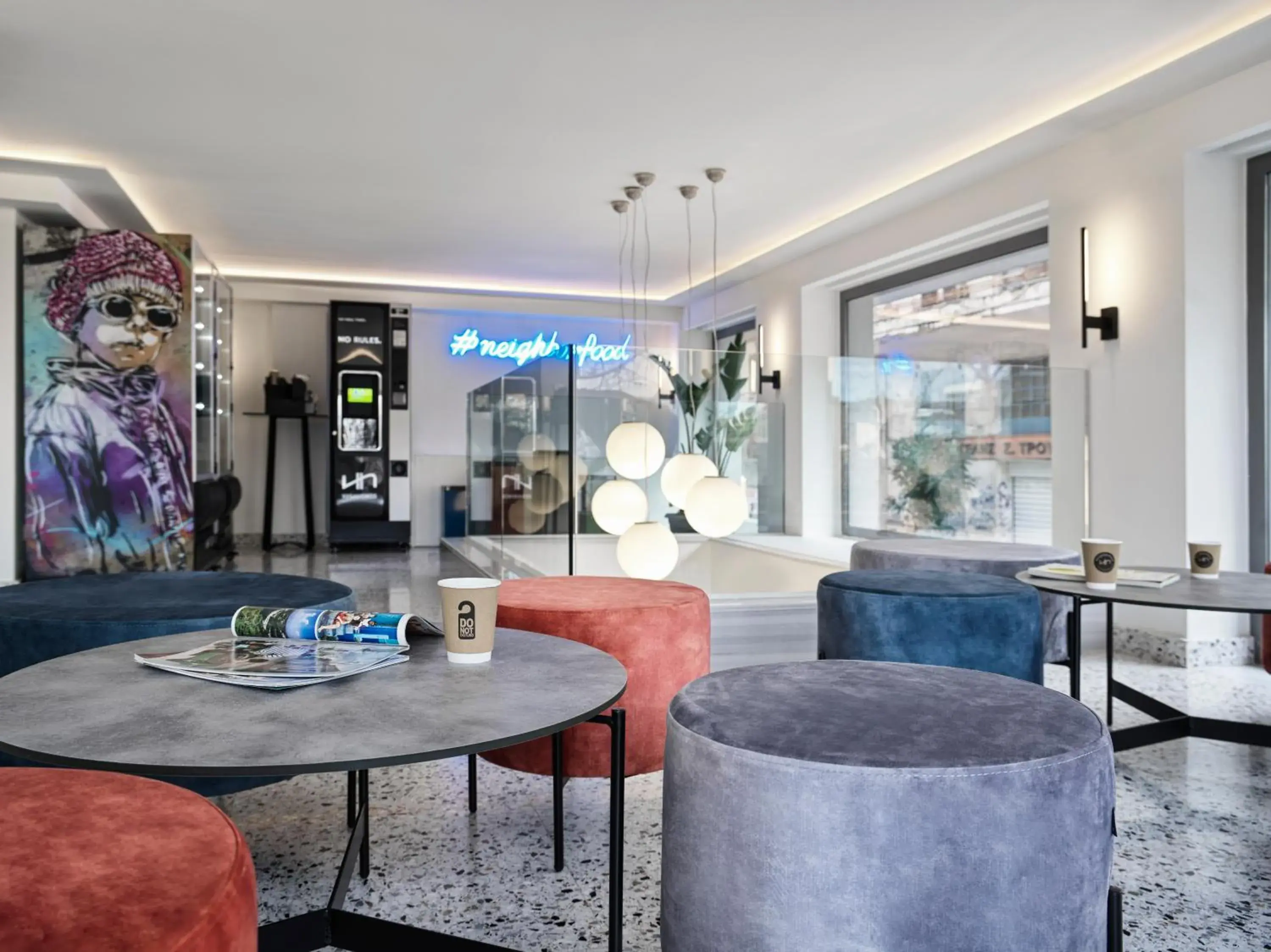 Lounge or bar in NLH KERAMEIKOS - Neighborhood Lifestyle Hotels Lounge or bar in NLH KERAMEIKOS - Neighborhood Lifestyle Hotels