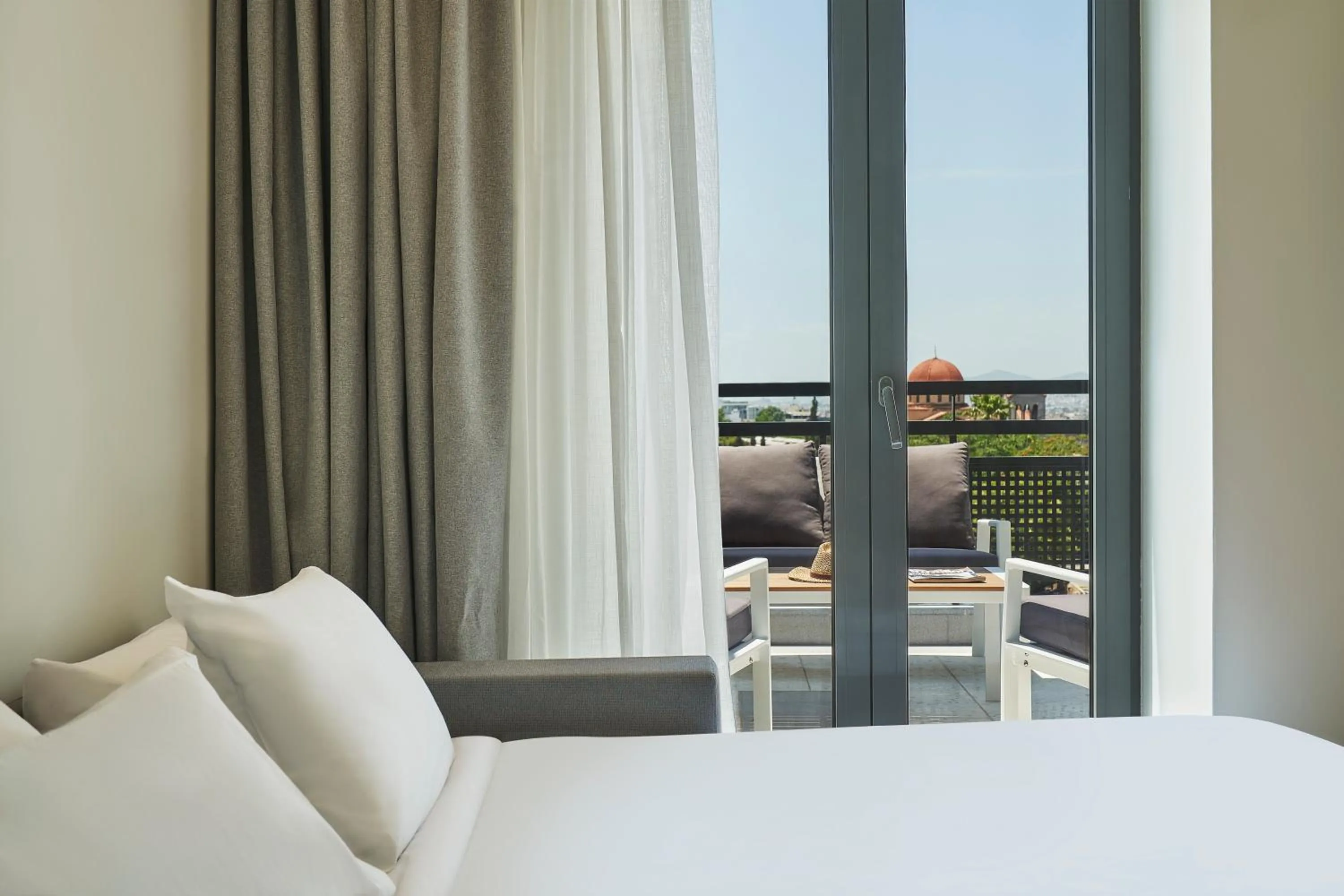 View (from property/room), Bed in NLH KERAMEIKOS - Neighborhood Lifestyle Hotels