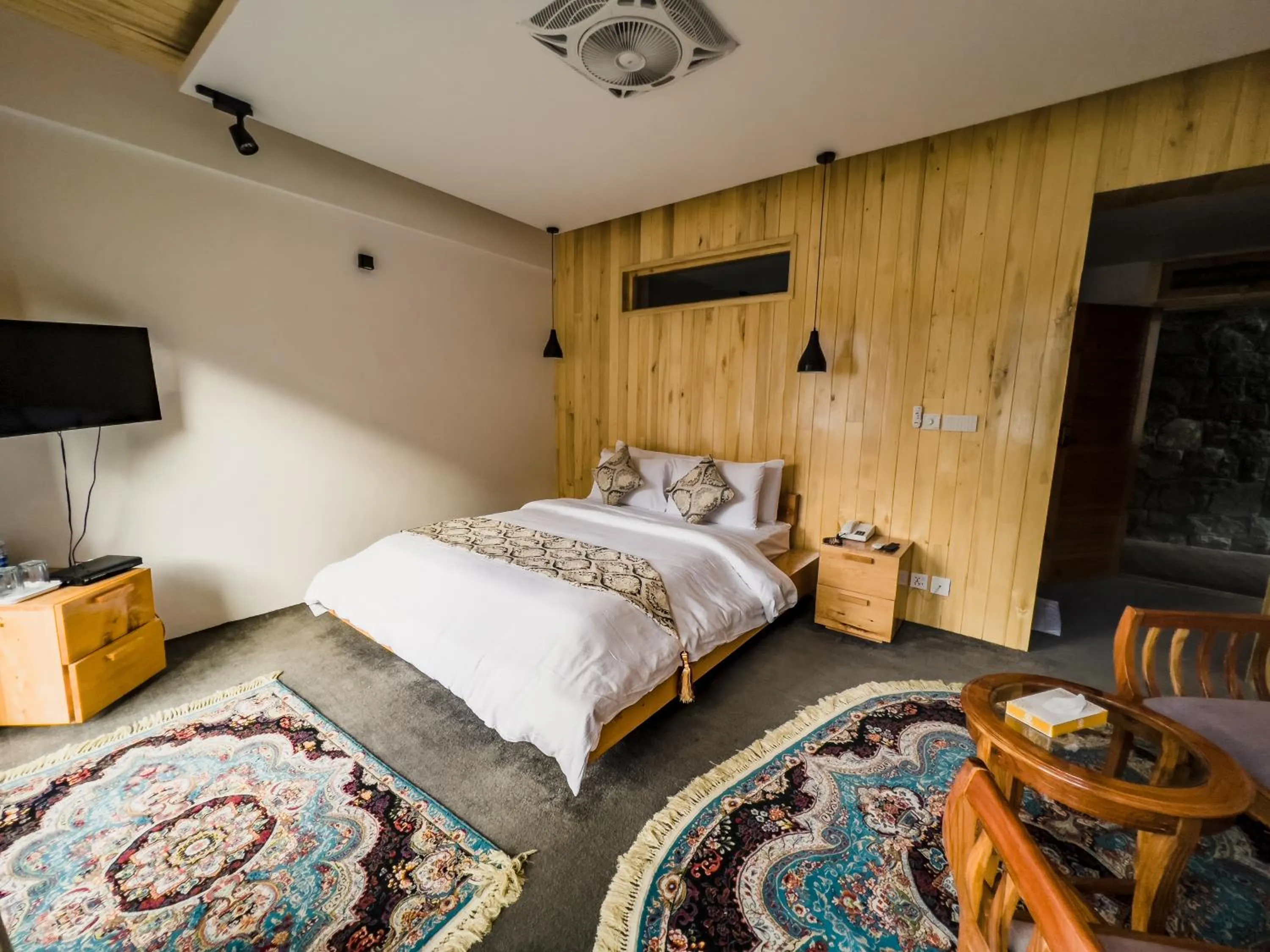 Bed in Famree Resort Hunza