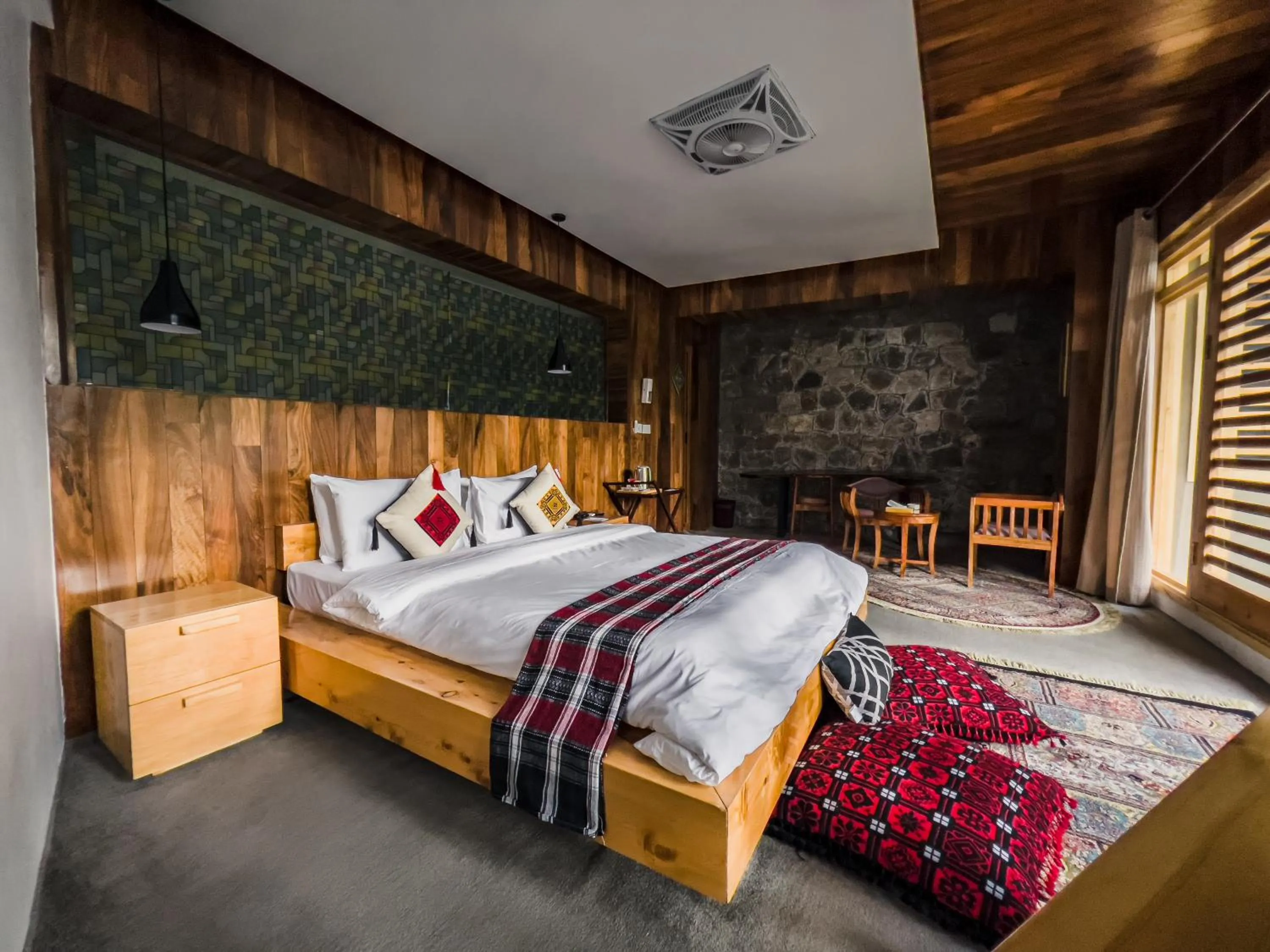 Photo of the whole room, Bed in Famree Resort Hunza