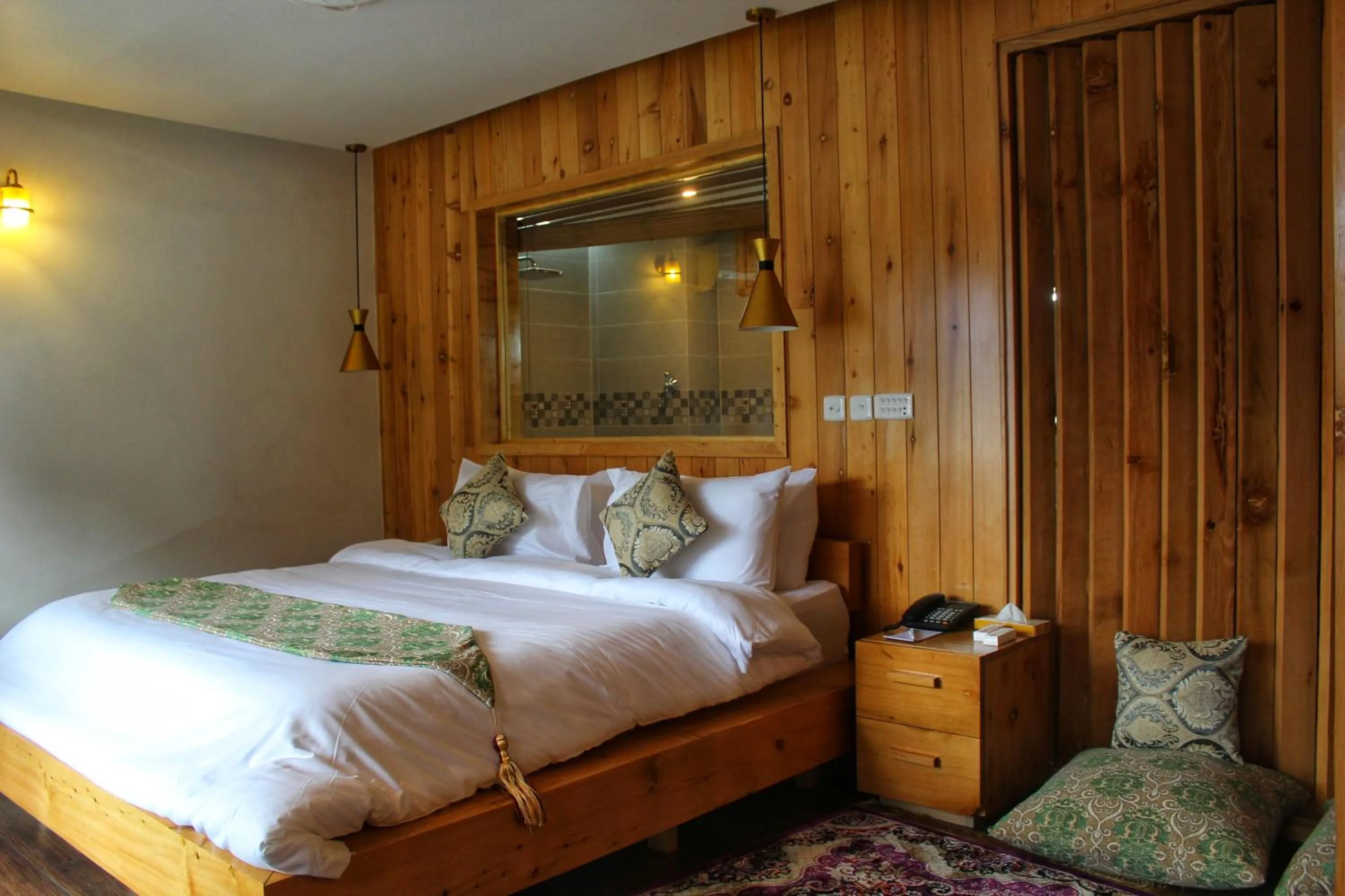 Bed in Famree Resort Hunza