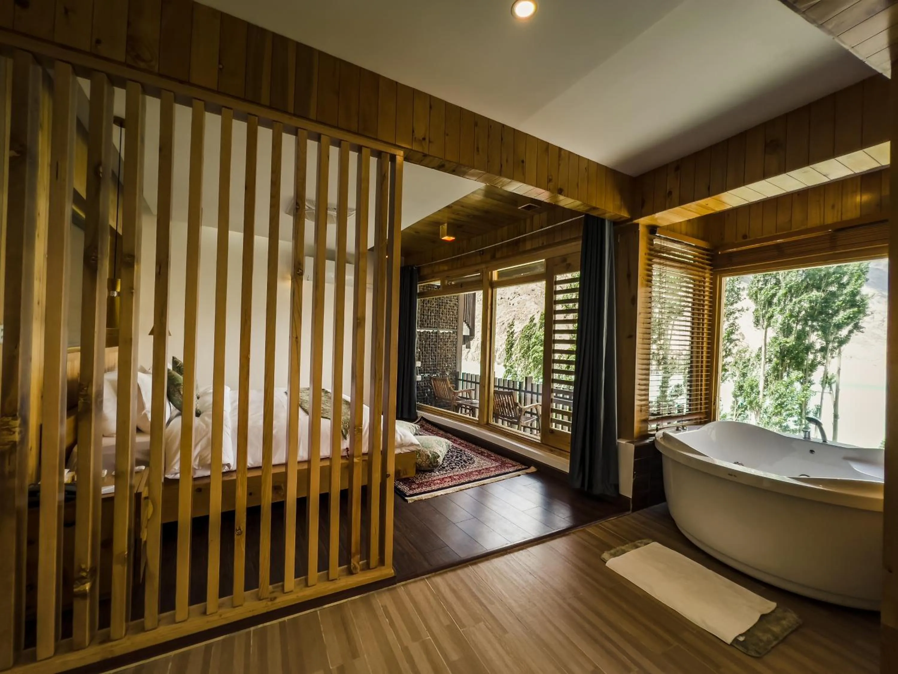 Sauna in Famree Resort Hunza