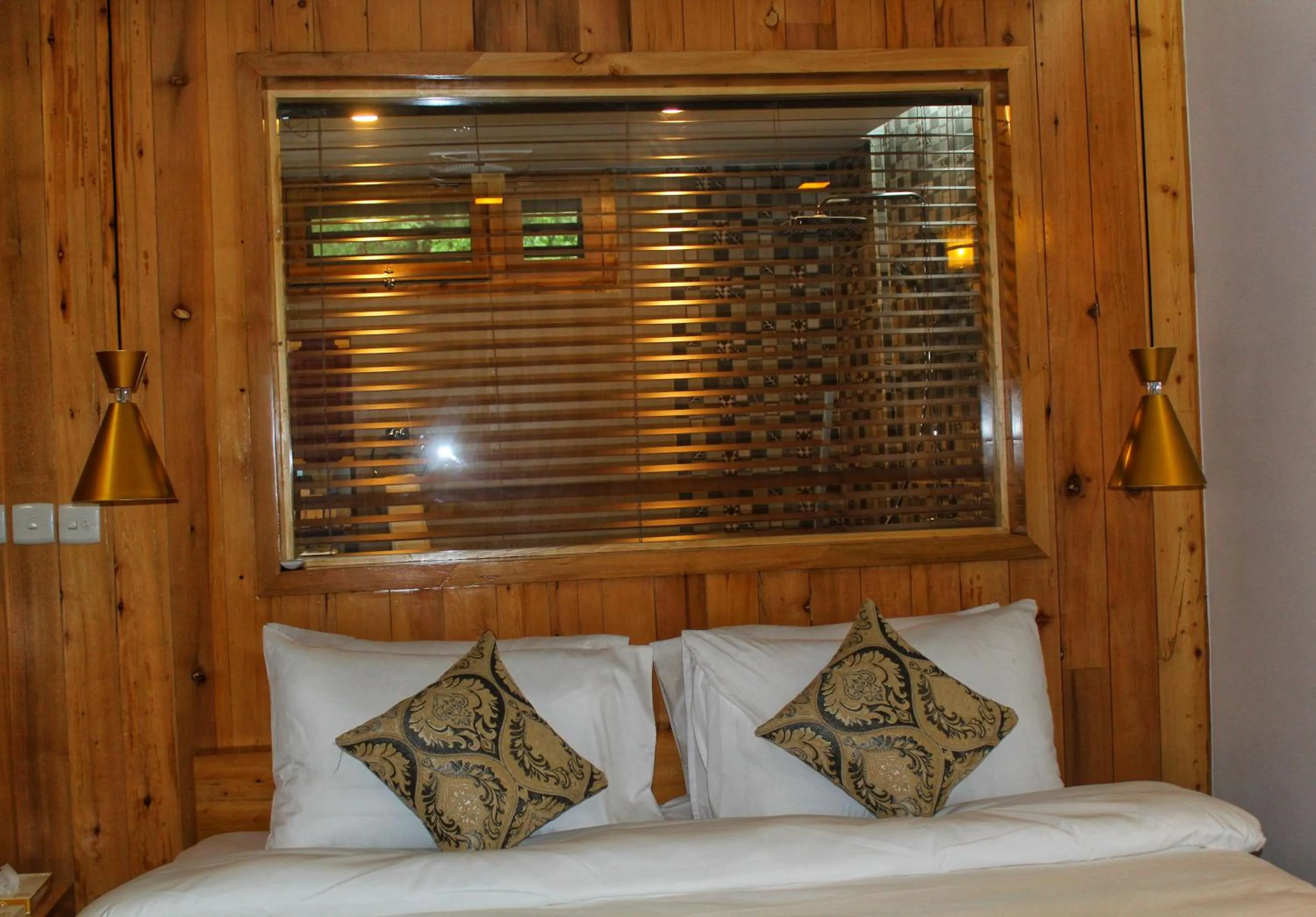 Bed in Famree Resort Hunza