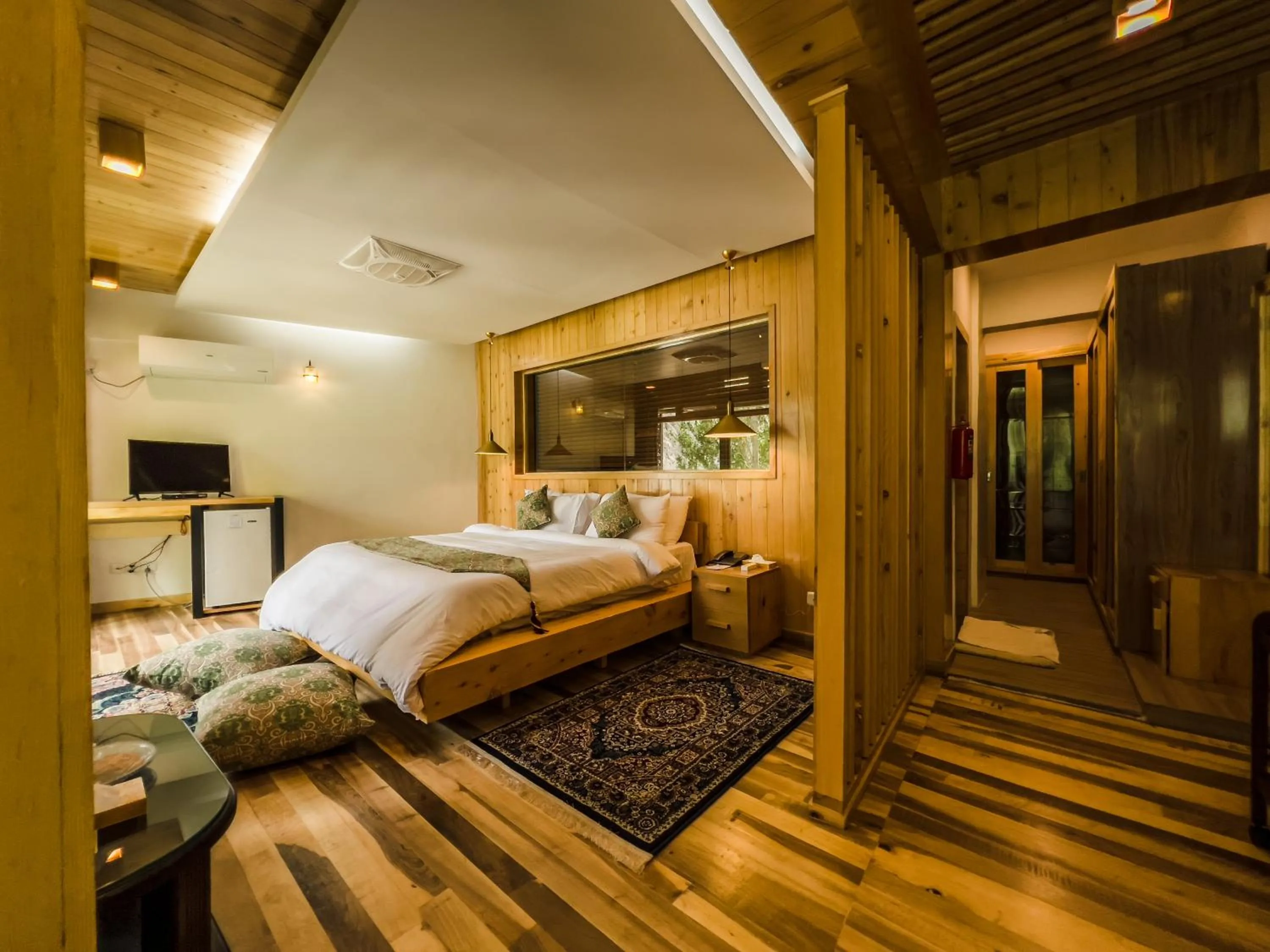 Bed in Famree Resort Hunza