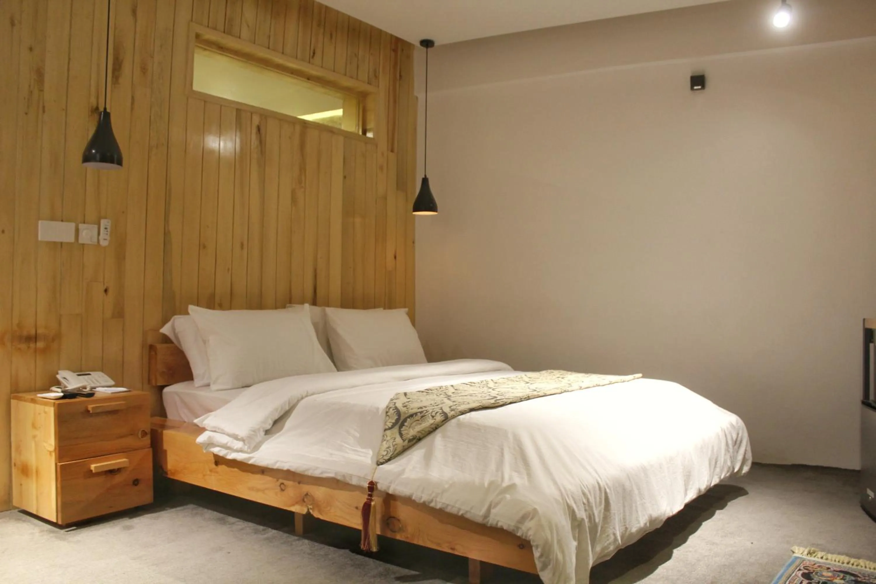 Bed in Famree Resort Hunza