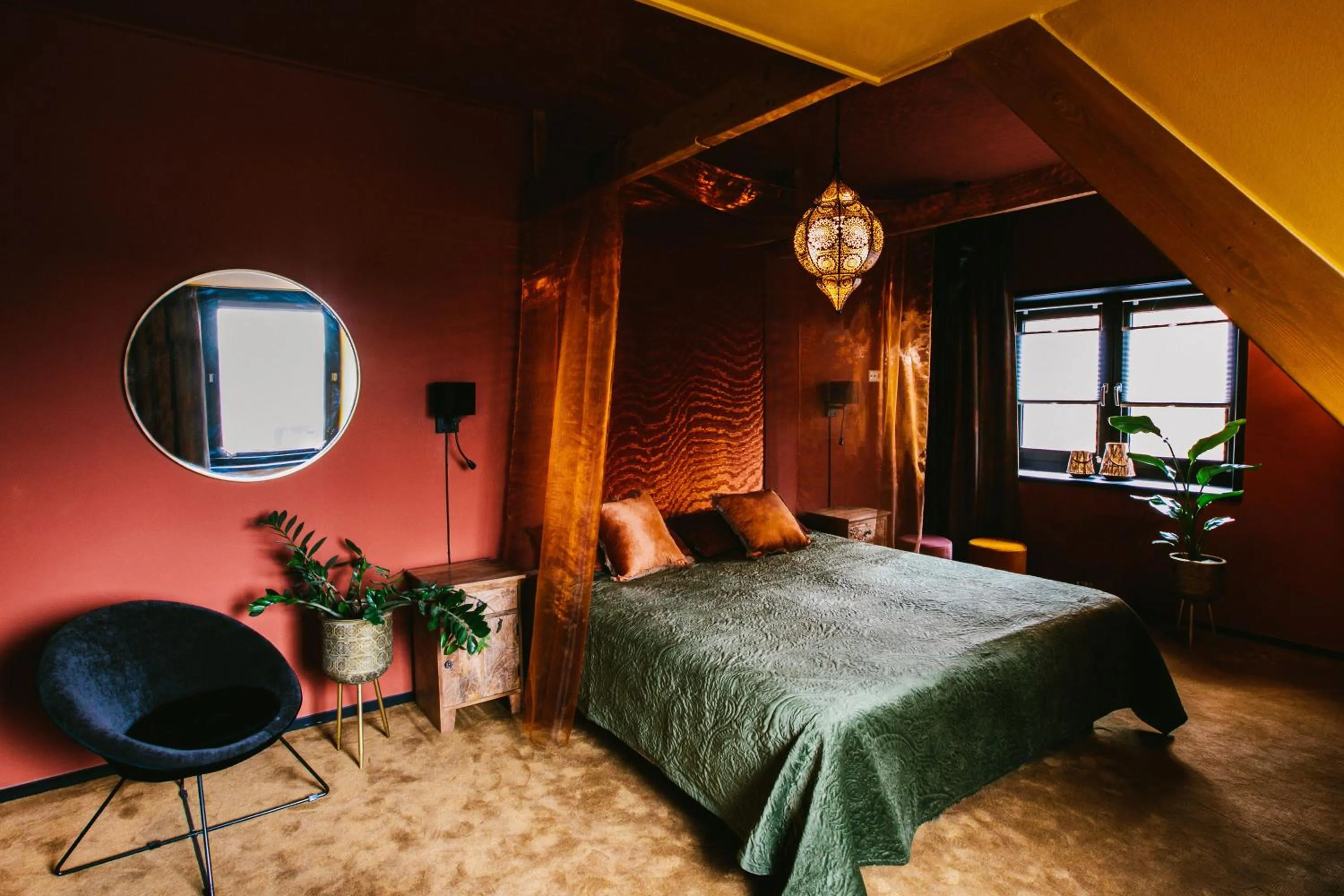 Bed in Boutique Hotel de Drentse Liefde