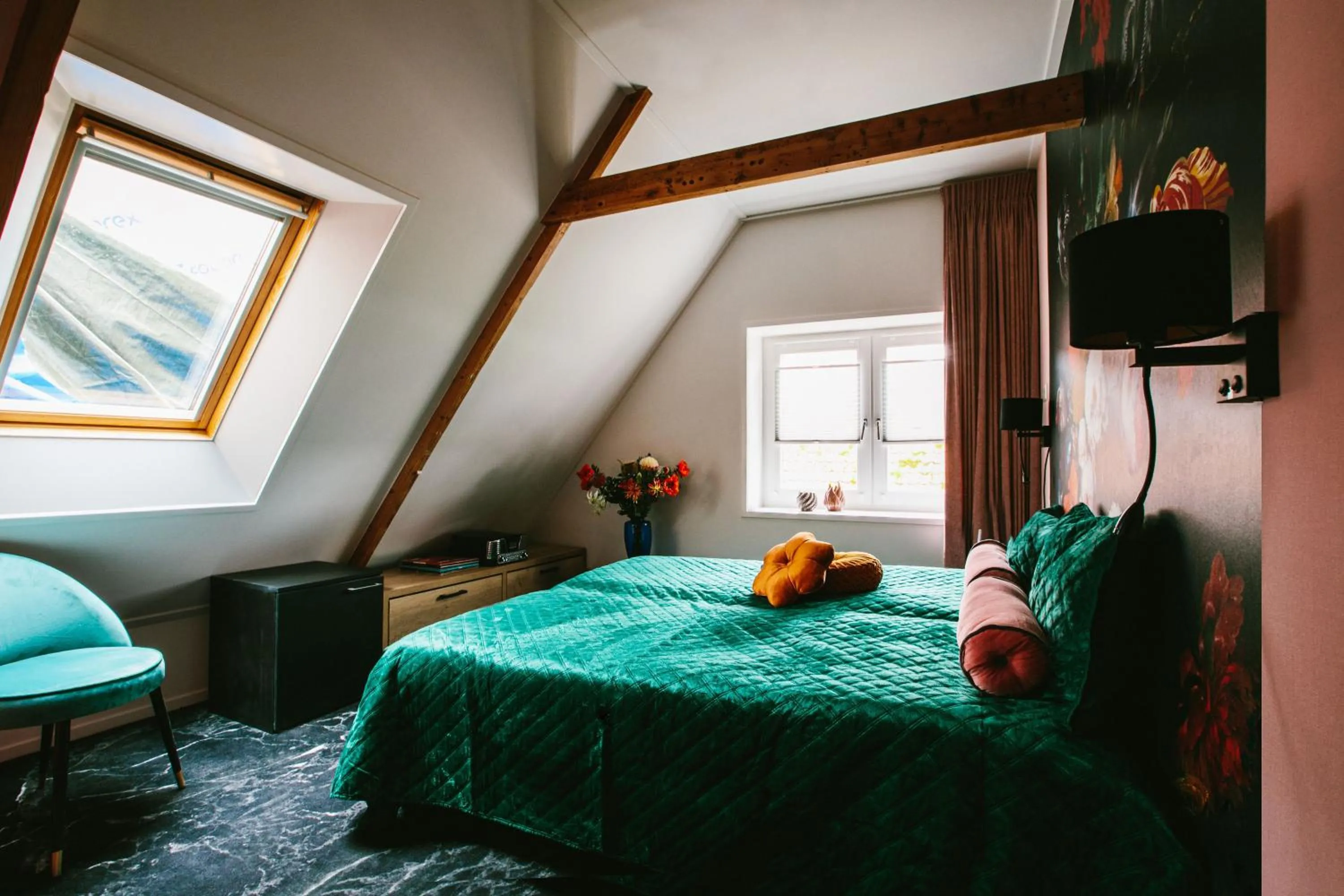 Bed in Boutique Hotel de Drentse Liefde