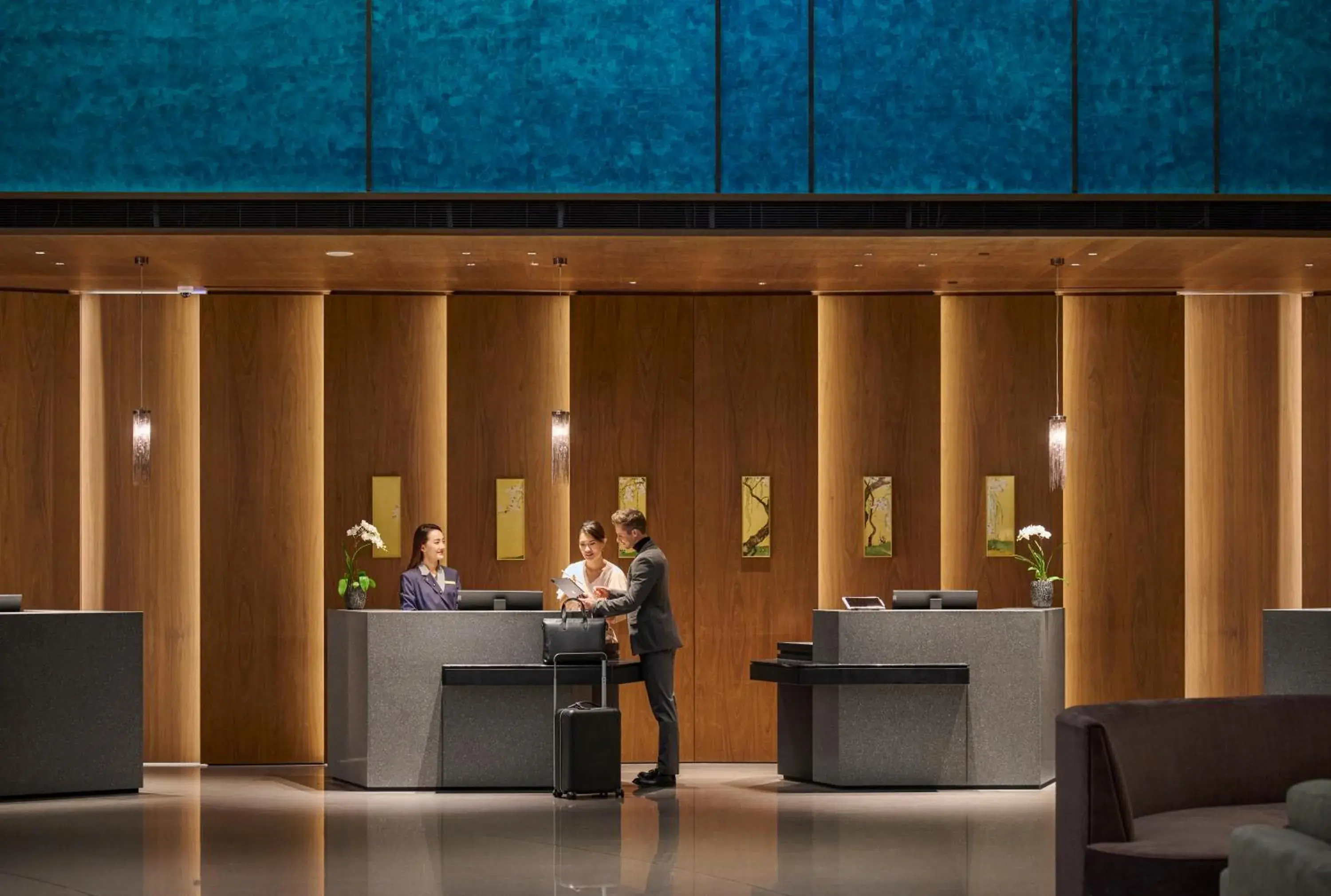 Lobby or reception in InterContinental Kaohsiung by IHG Lobby or reception in InterContinental Kaohsiung by IHG