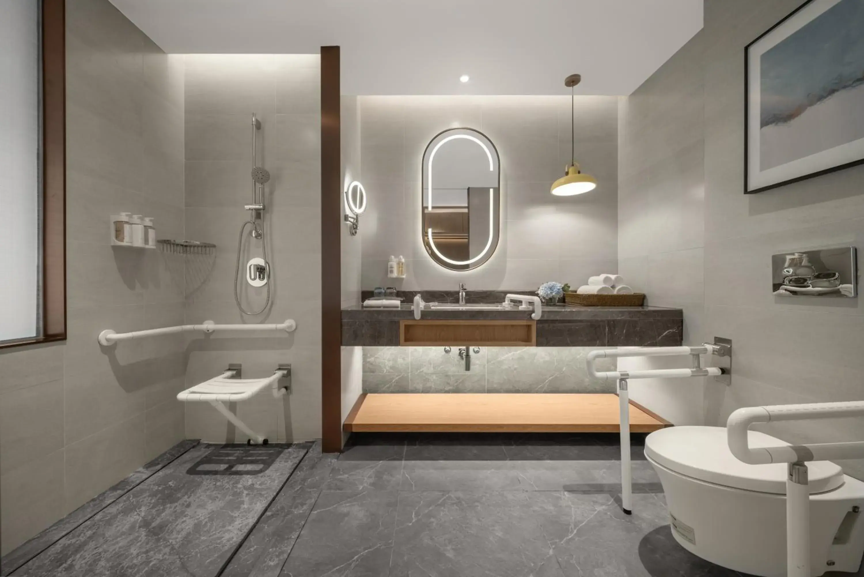 Bathroom in Holiday Inn Fu'an Bathroom in Holiday Inn Fu'an