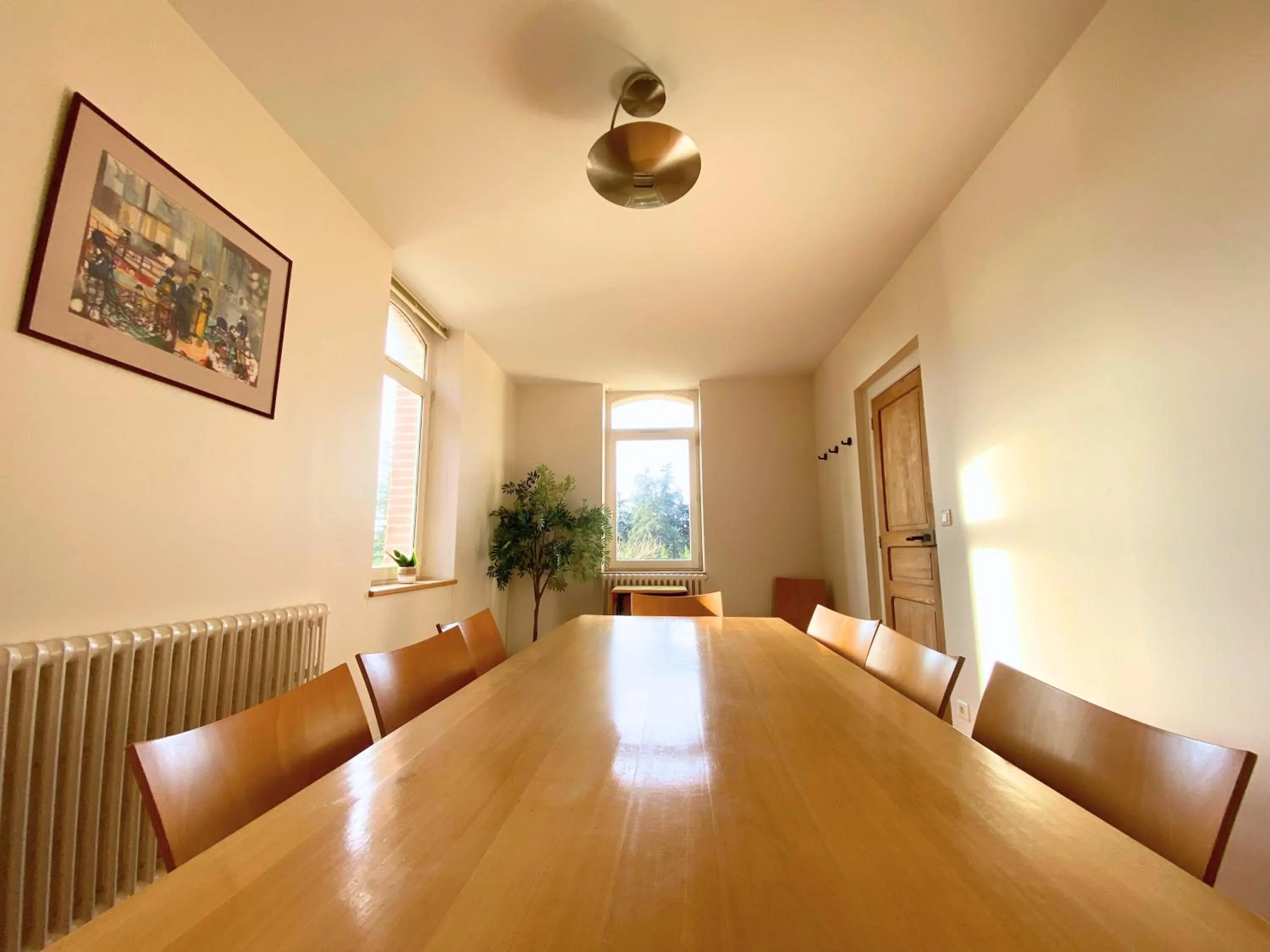 Living room in Hotellerie de l'Abbaye du Désert