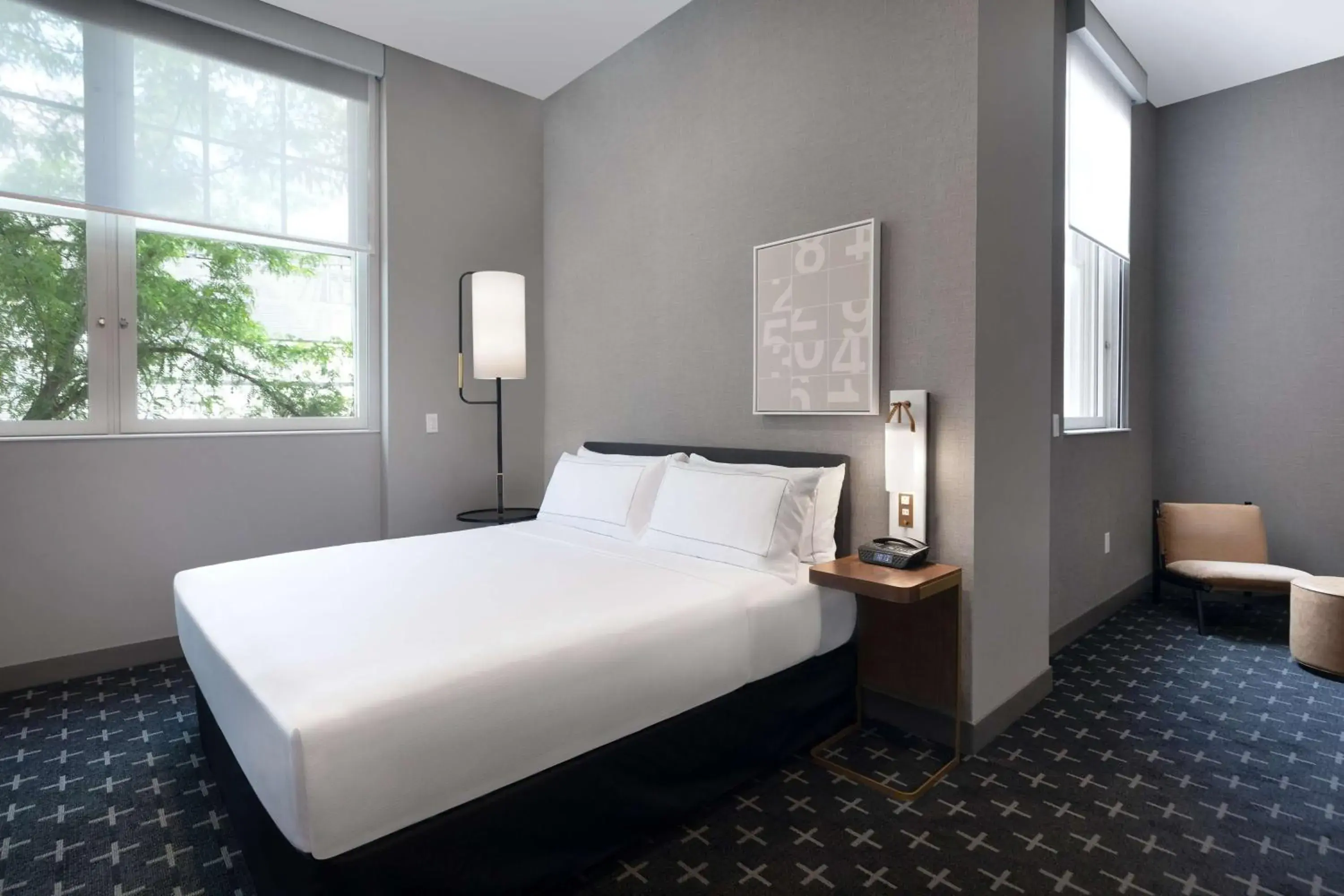 Bed in The Slate Hotel Denver Downtown, Tapestry by Hilton Bed in The Slate Hotel Denver Downtown, Tapestry by Hilton