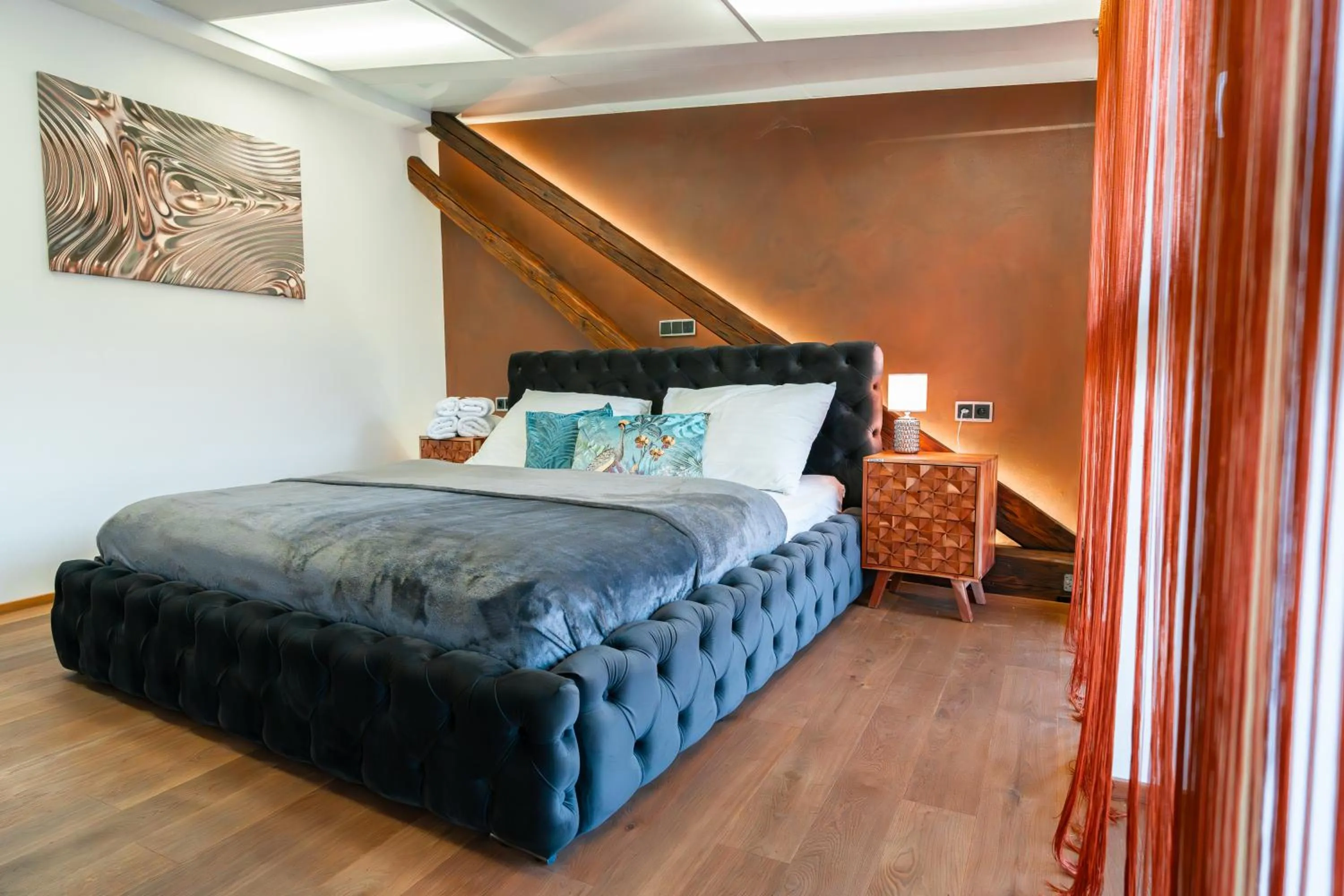 Bedroom, Bed in Hotel Plzeň