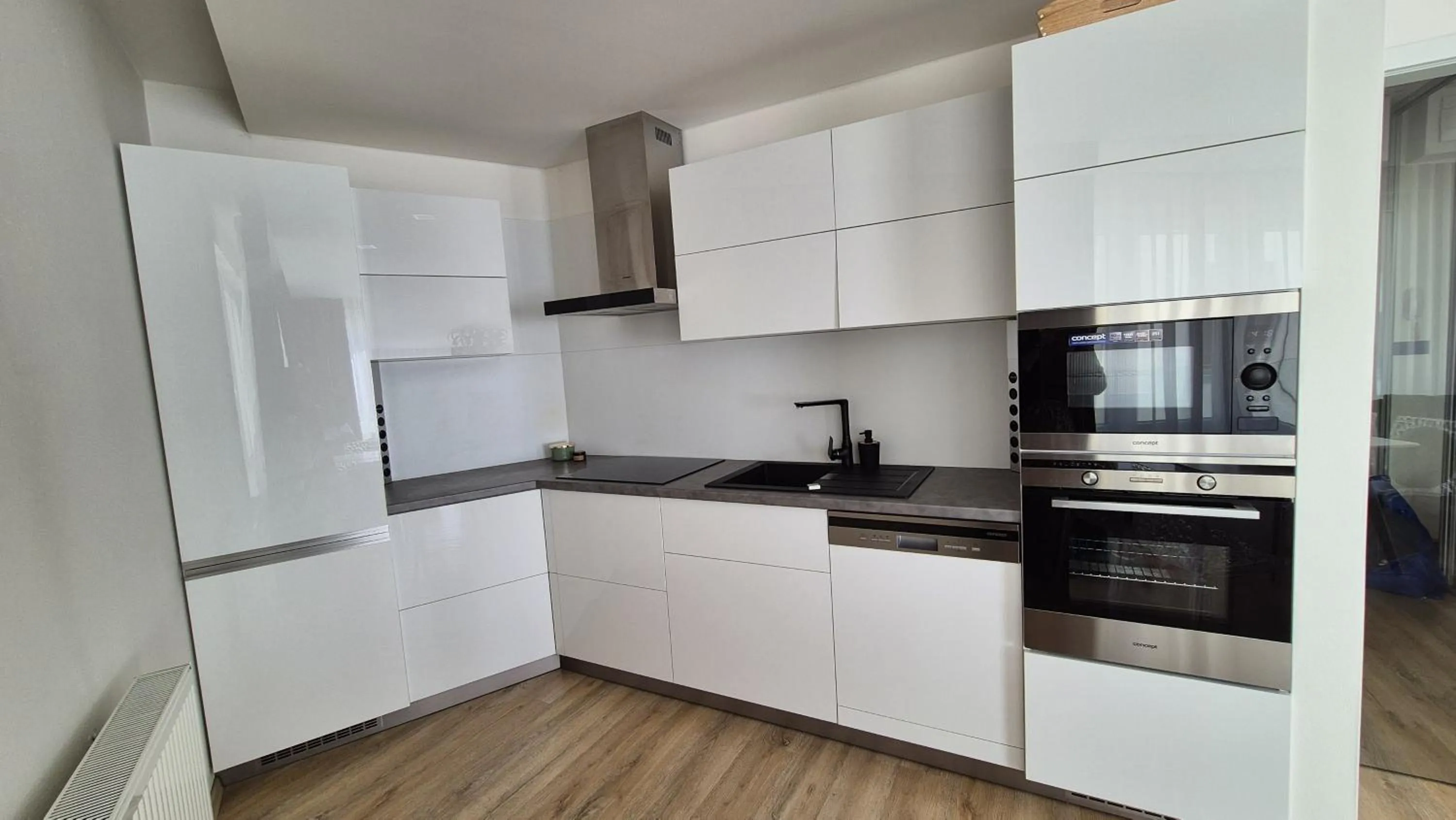 Kitchen or kitchenette in Hotel Plzeň