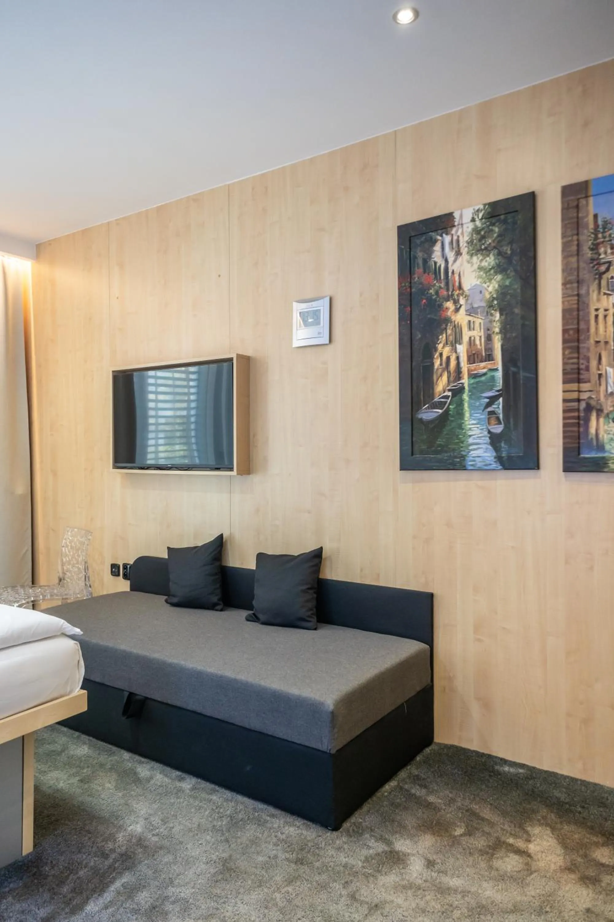 Bedroom, Bed in Hotel Plzeň